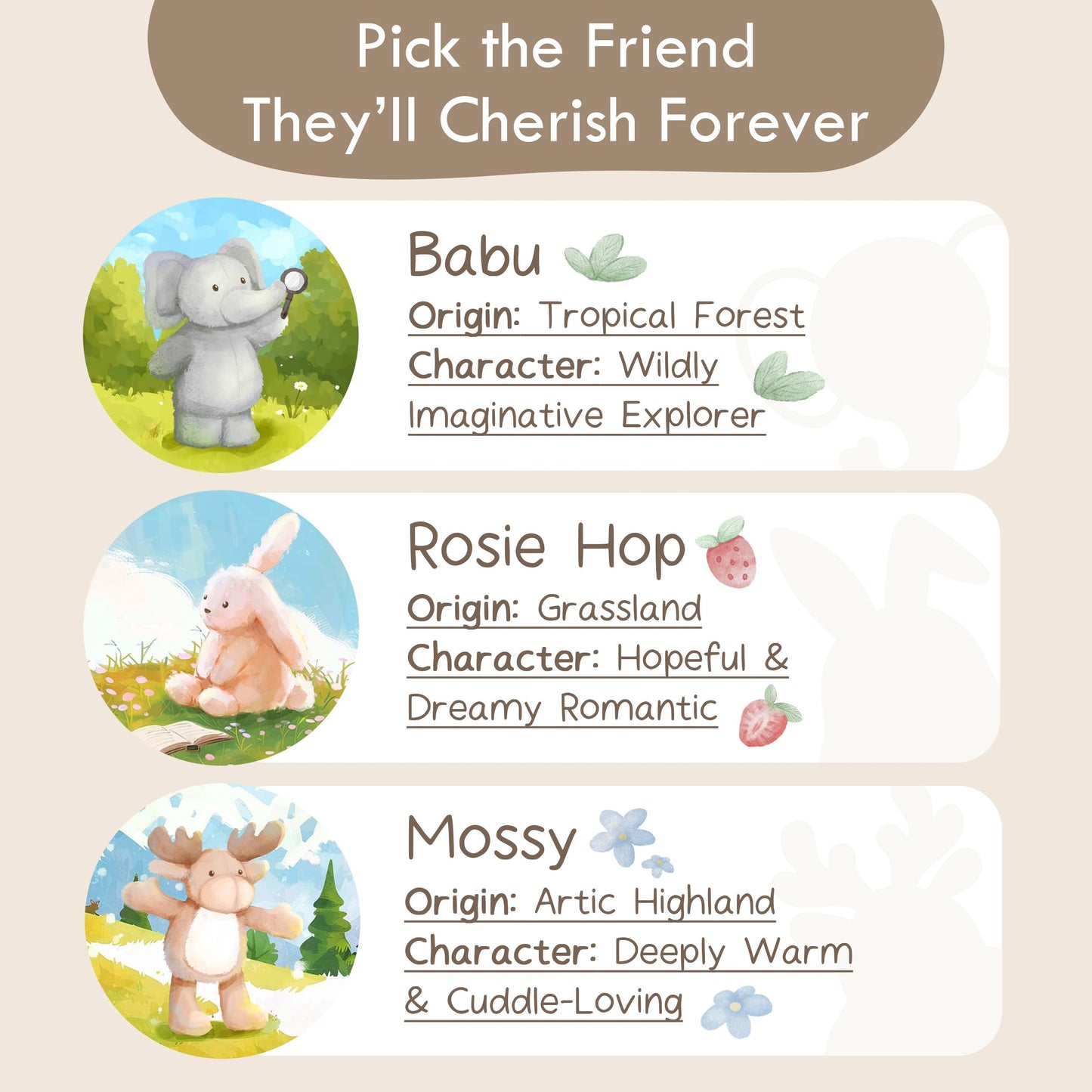 Moonkie Hug & Go™ Reindeer Toddler Backpack – Soft Plush Bag with Take-Along Toy for Kids Aged 2–4 | Ideal for Daycare | Travel & Birthday Gifts