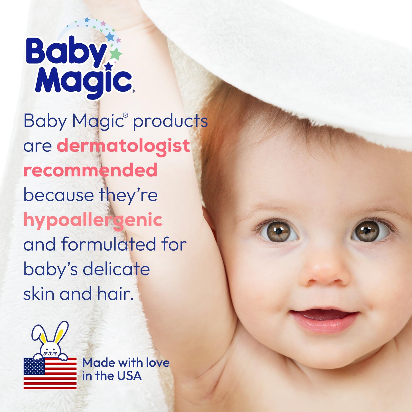 Baby Magic Gentle Baby Lotion 9oz Vitamins & Aloe Free of Parabens, Phthalates, Sulfates and Dyes, Camellia Oil & Marshmallow Root, 9oz (Pack of 1)