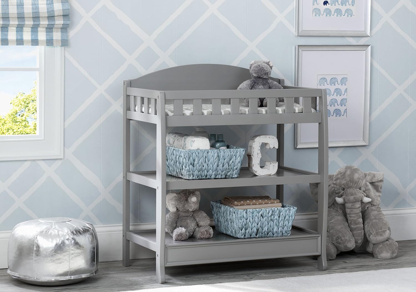 Delta Children Infant Changing Table with Pad, White