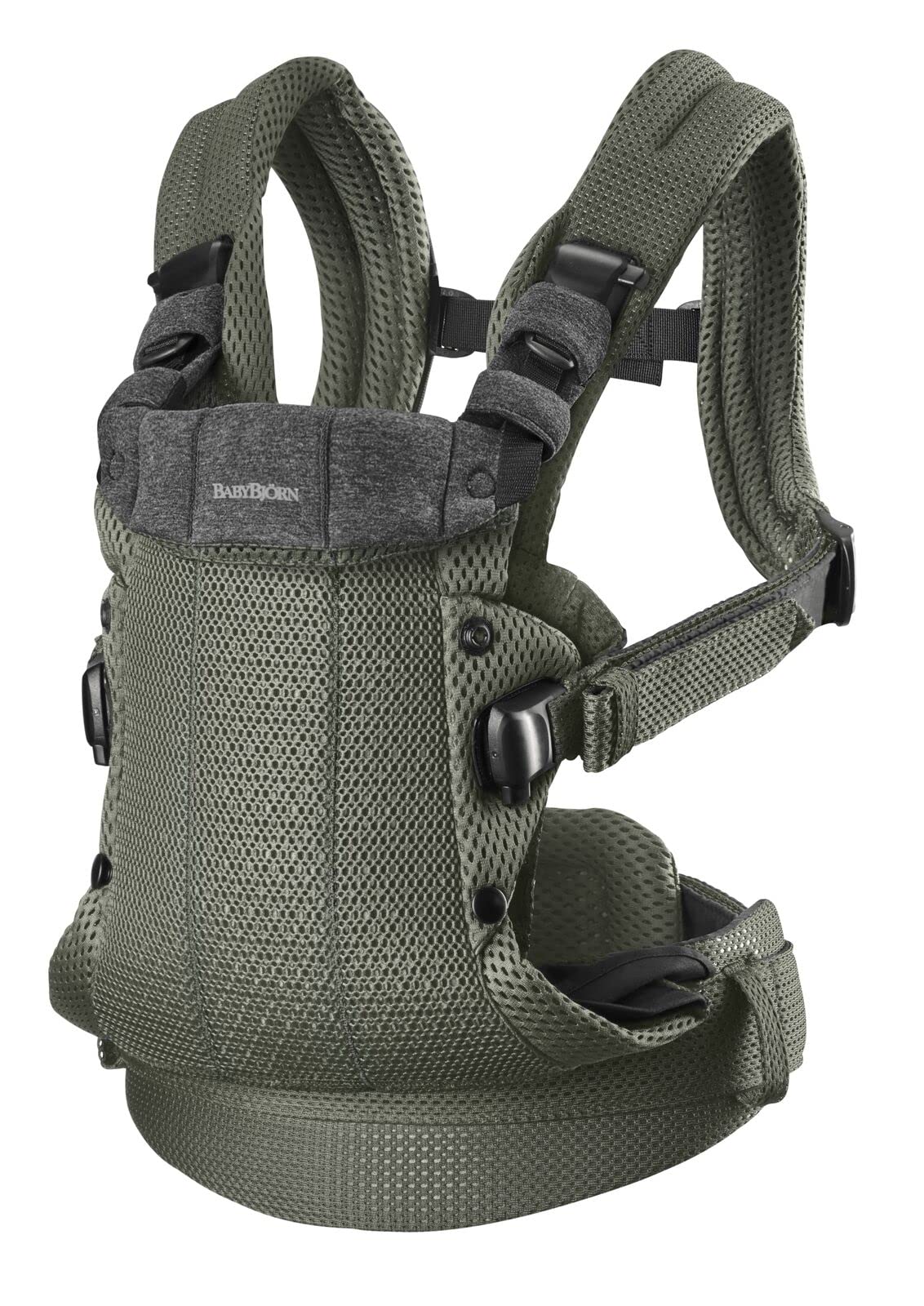 BabyBjörn Baby Carrier Harmony, Cream, 3D Mesh, 3-in-1 Ergonomic Baby Carrier; Newborn, Facing-in, Outward-Facing, and Back Carrying Positions Supported (7-40 lbs), Newborn to Toddler