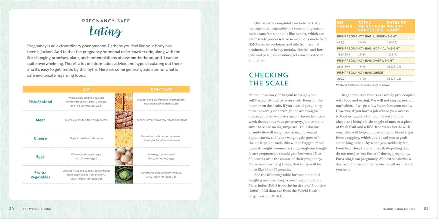 The Whole 9 Months: A Week-By-Week Pregnancy Nutrition Guide with Recipes for a Healthy Start
