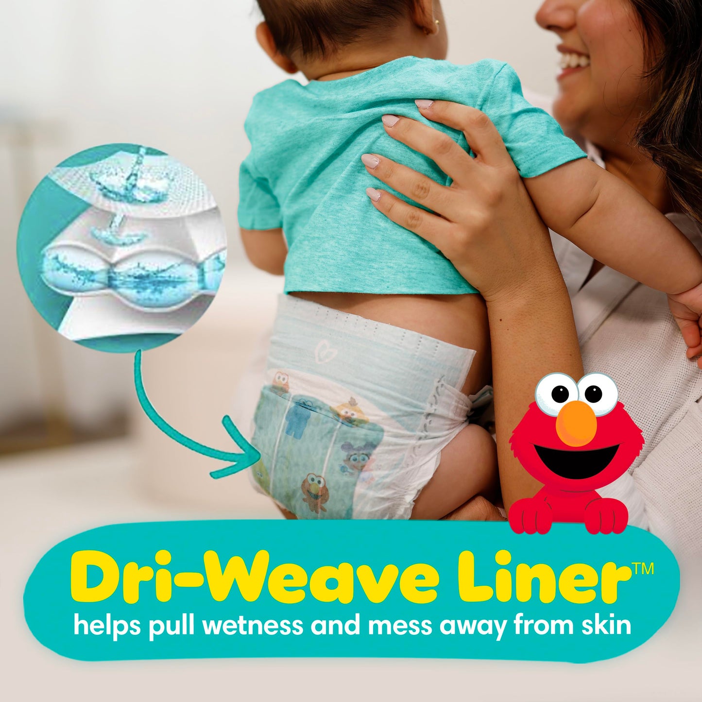 Pampers Diapers - Baby Dry - Size 1, 44 Count, Absorbent Disposable Infant Diaper (Packaging May Vary)