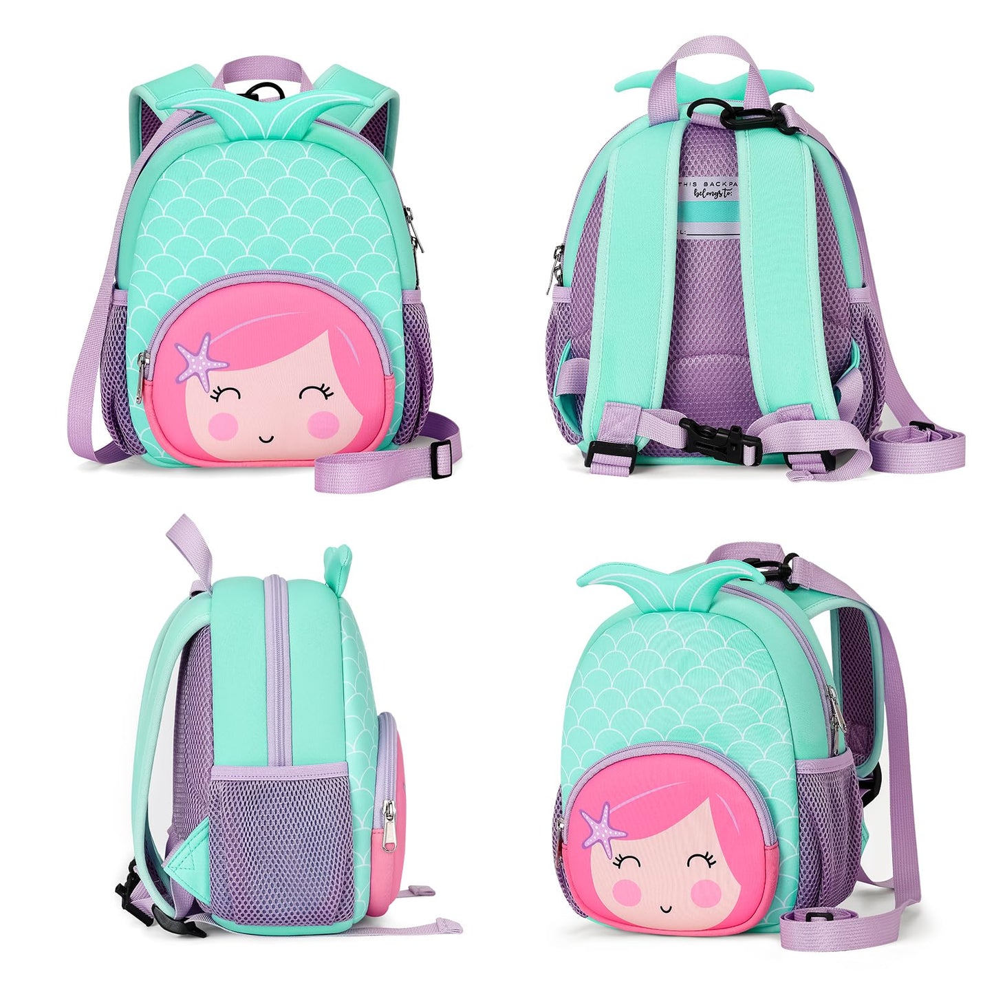 mibasies Toddler Backpacks for Girls 2-4: Baby Preschool Backpack - Kids Unicorn Backpack for Boys Girls - 12inch Mini School Bag