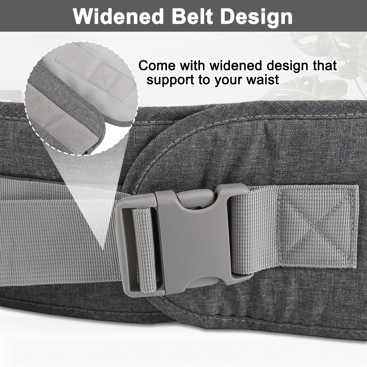 Baby Carrier, Ergonomic 6-in-1 Baby Carrier with Hip Seat for Newborn Infant Toddler, Adjustable Detachable Baby Holder Carrier for Dad Mom