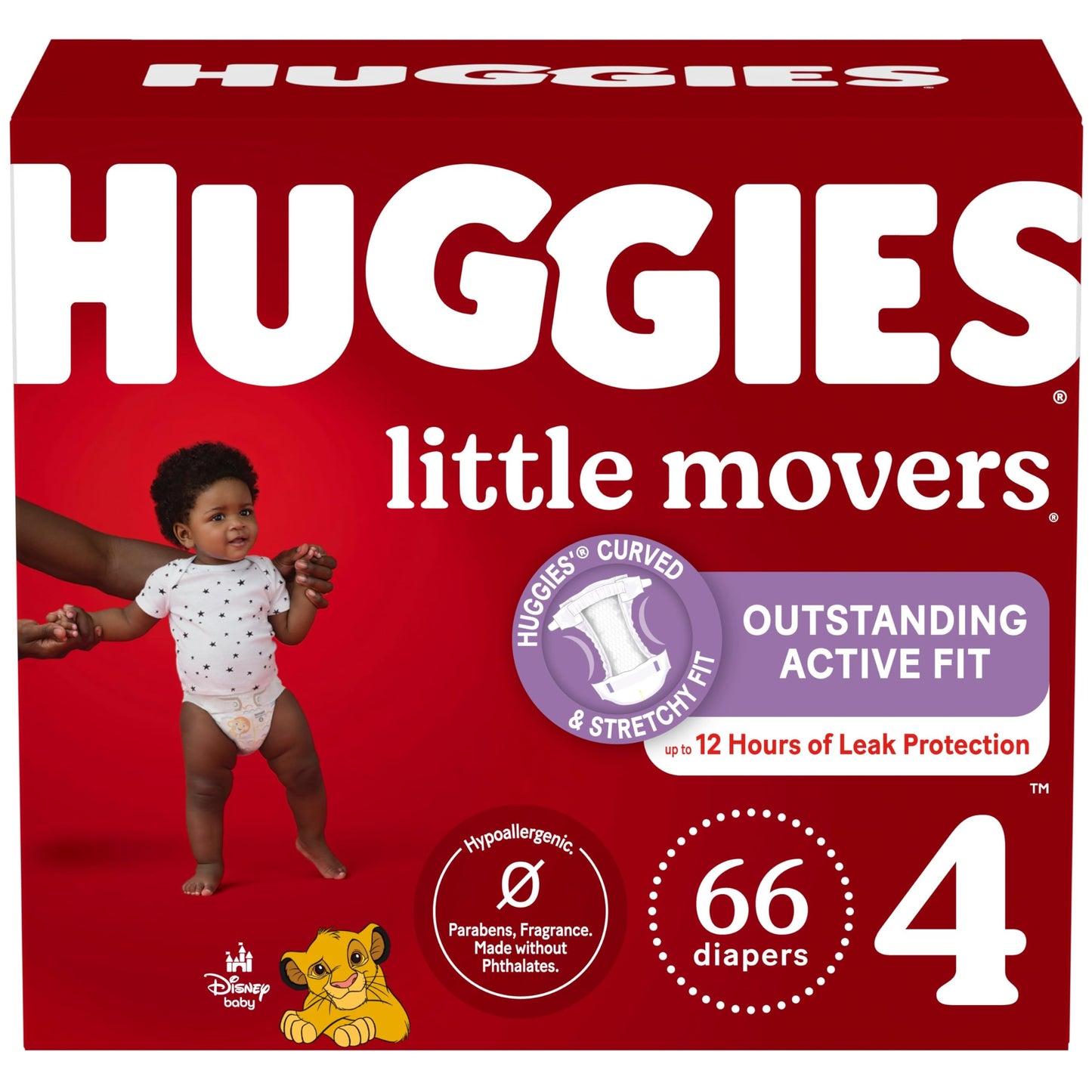 Huggies Size 6 Diapers, Little Movers Baby Diapers, Size 6 (35+ lbs), 108 Count, Packaging May Vary