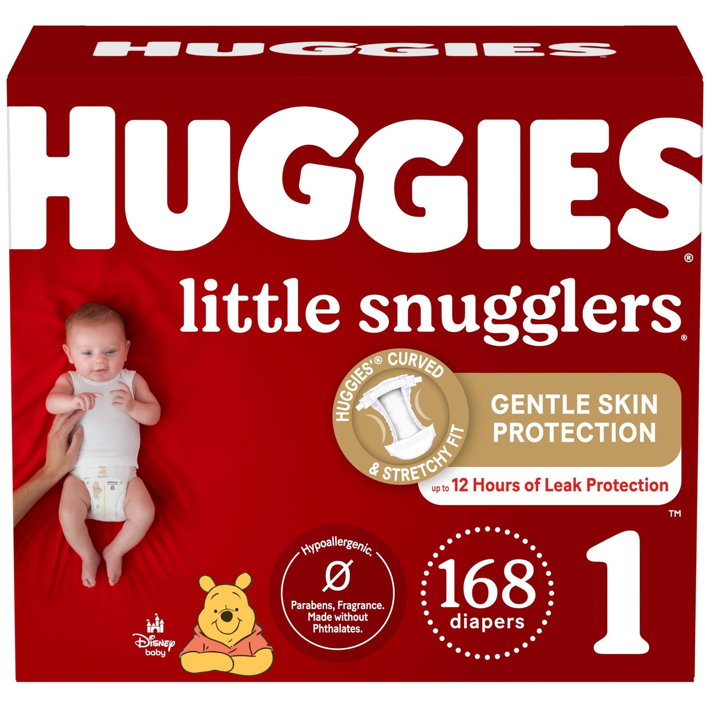 Huggies Newborn Diapers, Little Snugglers Baby Diapers, Size Newborn (up to 10 lbs), 31 Count