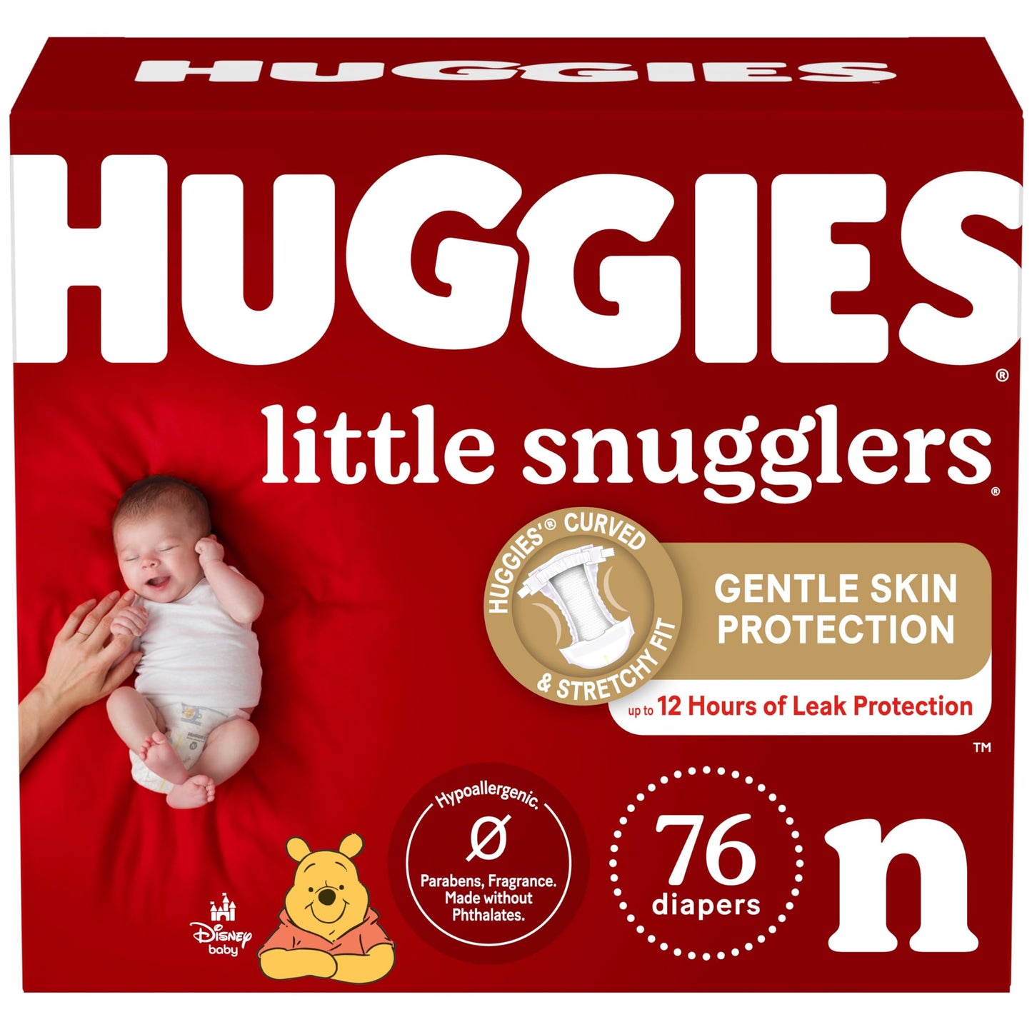 Huggies Newborn Diapers, Little Snugglers Baby Diapers, Size Newborn (up to 10 lbs), 31 Count