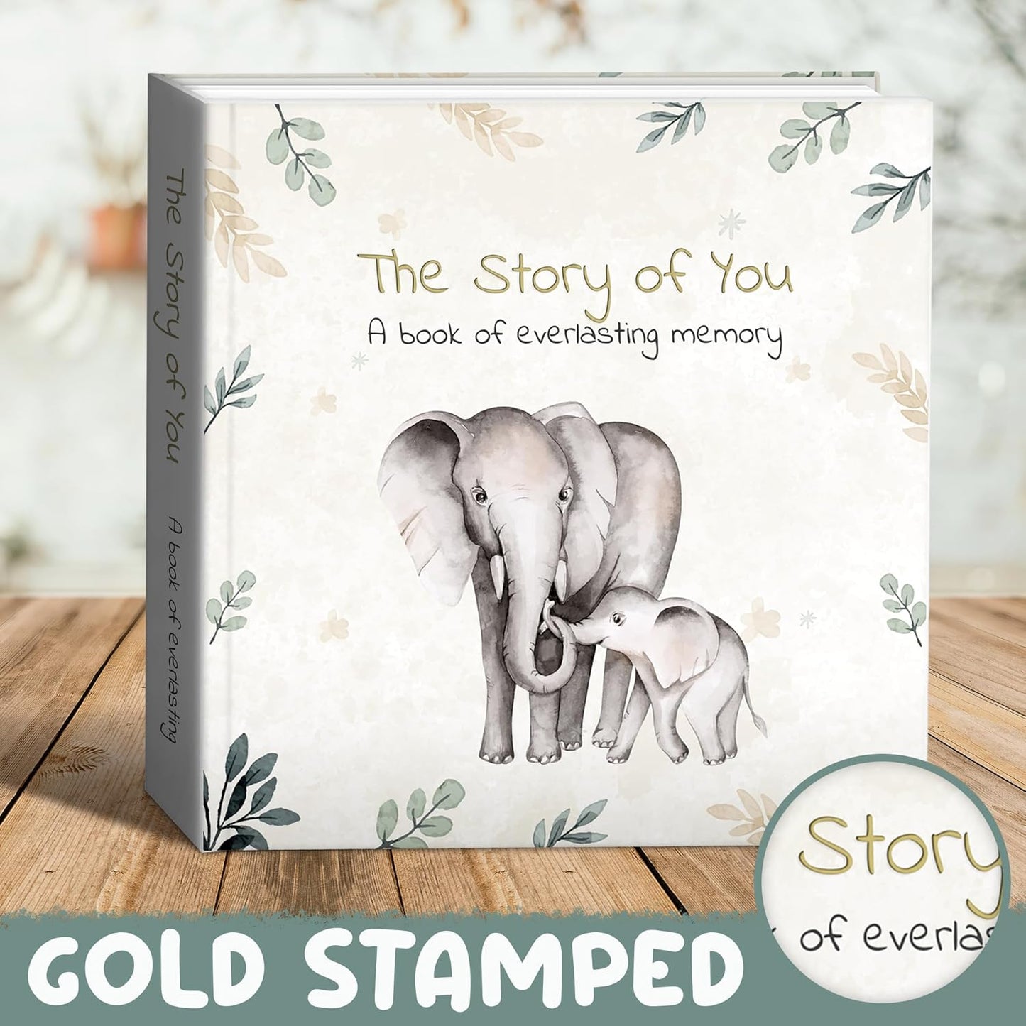 Baby Milestone Stickers, Baby Milestone, New Born Memory Book, Neutral Baby Animal Design, Baby Album And Memory Book.