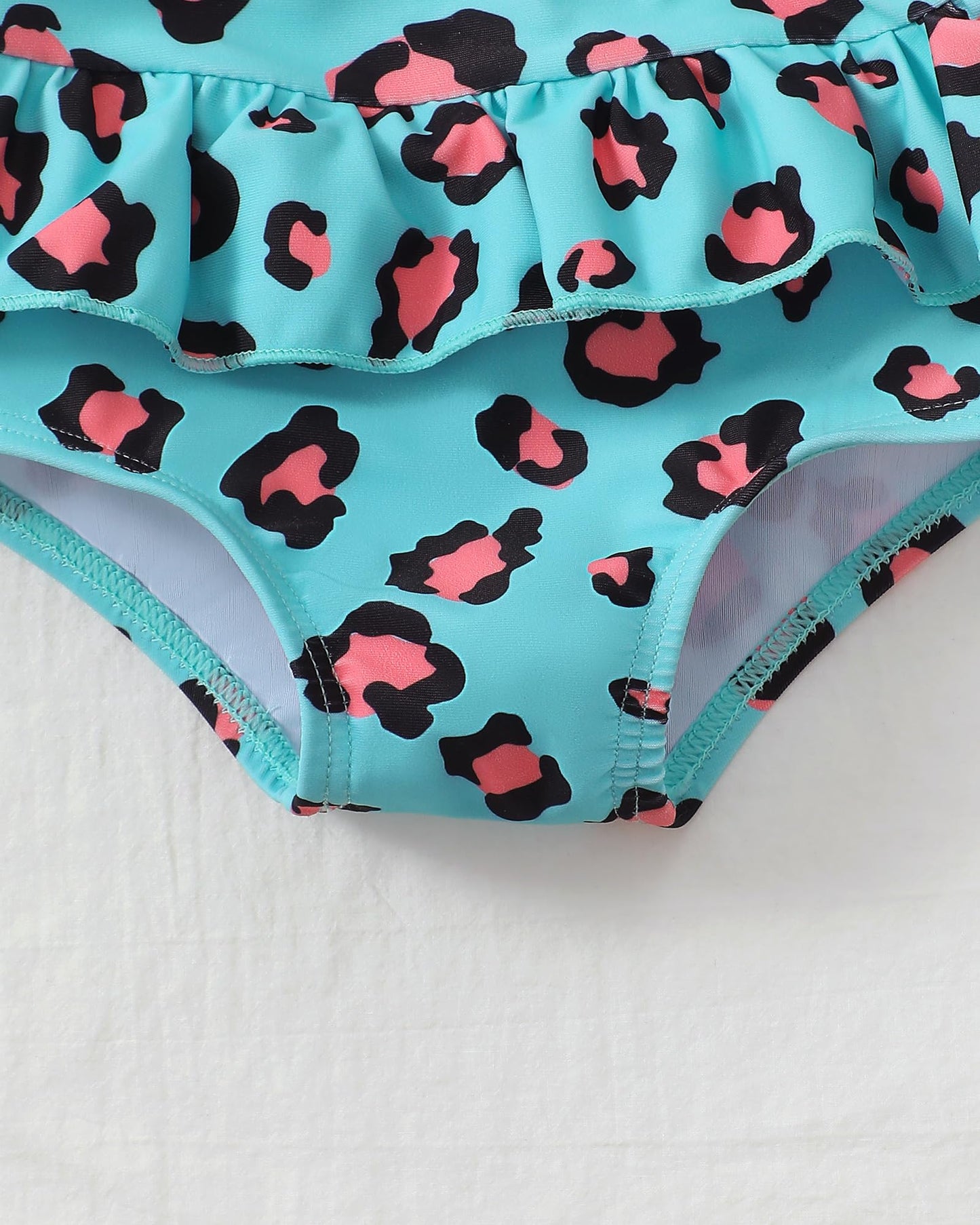 Mioglrie Baby Infant Swimsuit Girl Toddler Bathing Suit Girl Summer Beach Bikini Tankini Swimwear Hat 3-24 Months 2t-5t
