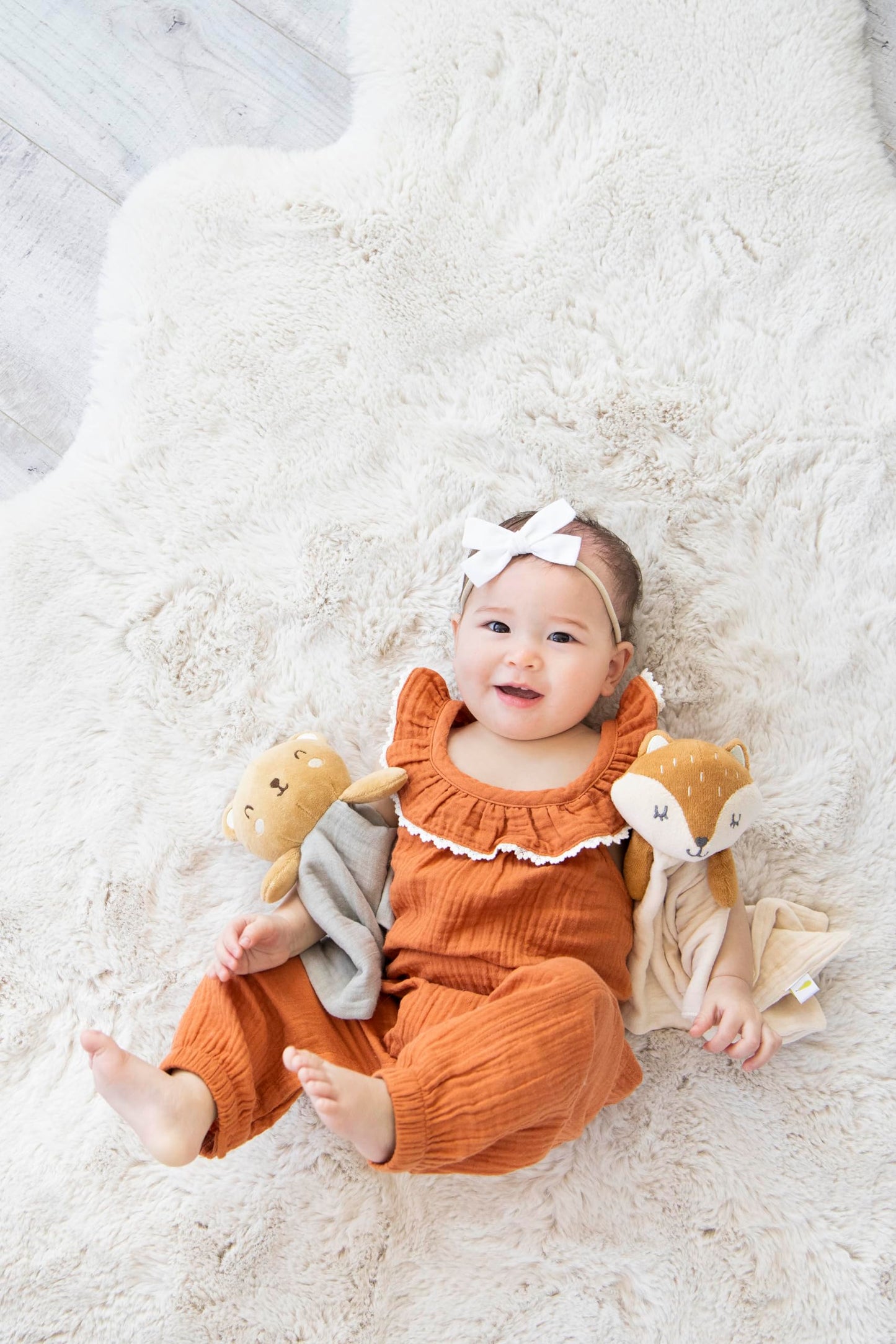 Pearhead Cloud Security Blanket, Soft Baby Lovey for Babies, Snuggle Toy Stuffed Animal, Newborn Infant and Toddler Security Toy, Baby Boy or Baby Girl Lovie, New Baby Gift, White Cloud Lovey