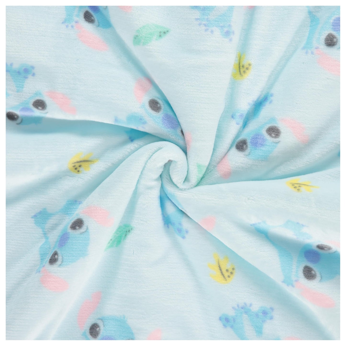 Disney Mickey Mouse, Minnie Mouse, Winnie The Pooh, Lilo and Stitch 2-Ply Infant Blanket - Soft Fleece with Polyfill - Cozy and Warm Baby Blanket for Baby Boys and Girls, 30x40 Inches