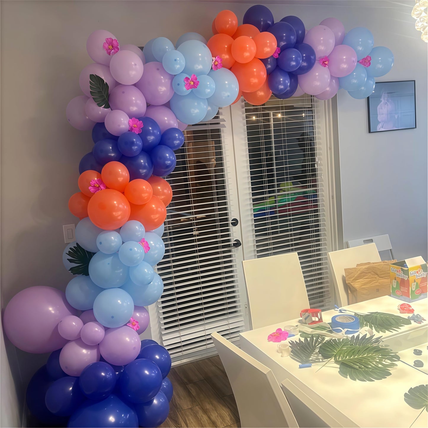 Dusty Blue Balloon Set, 60Pcs 12 Inch Slate Baby Blue White Sand Latex Balloon with Metallic Confetti Champagne Gold Helium Balloons for Birthday Party Baby Bridal Shower Boho Decortaions Supplies
