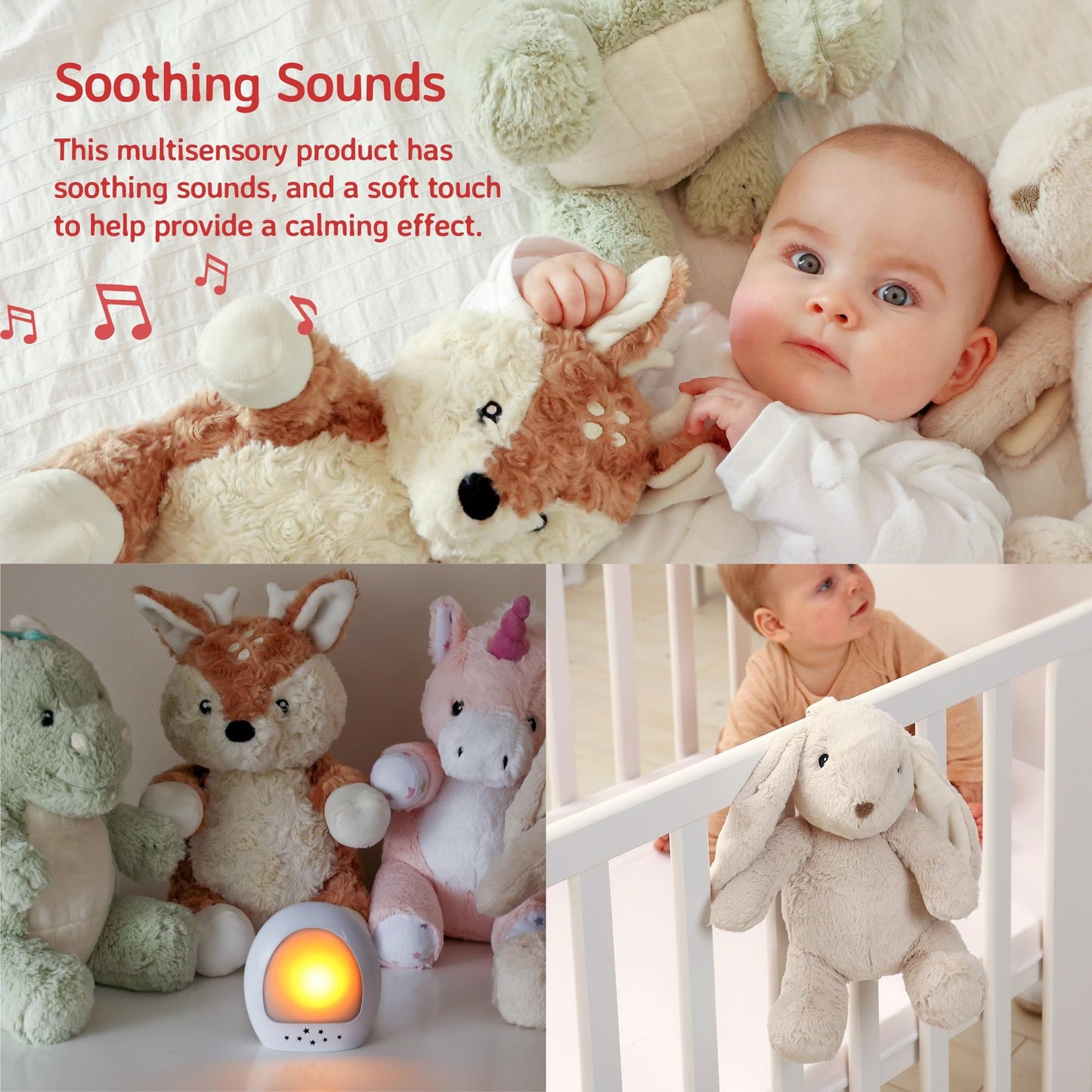 Cloud b Sound Machine with White Noise Soothing Sounds | Cuddly Stuffed Animal & Nomadic Nightlight | Record Parent Voice | Adjustable Settings & Auto-Shutoff | LoveLight™ Buddies - Drake The Dragon™