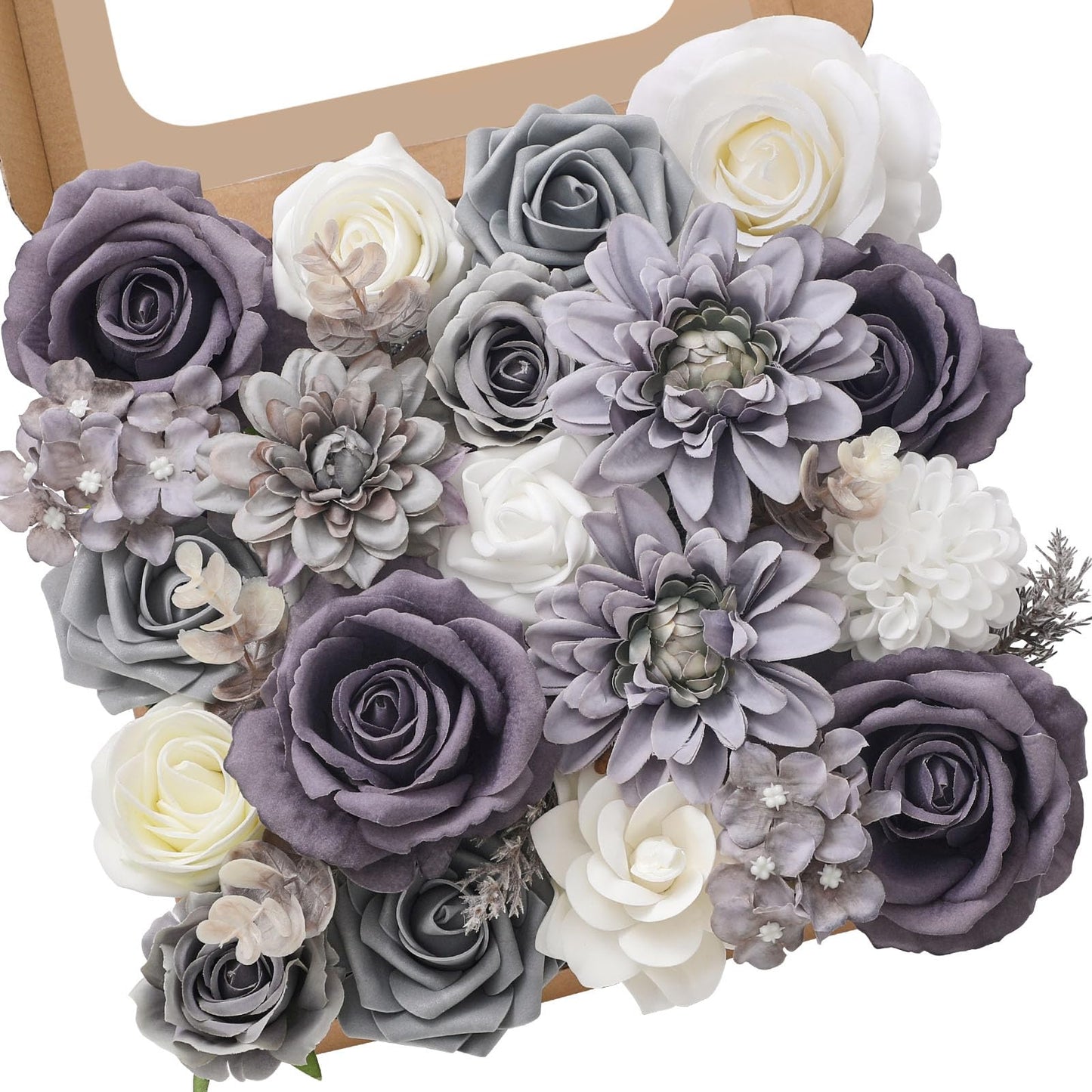 Serwalin Pink Artificial Flowers, Silk Fake Flowers for DIY Wedding Bridal Bouquets, Wedding Cake Flowers for Table Centerpieces Baby Shower Birthday Party Home Decorations