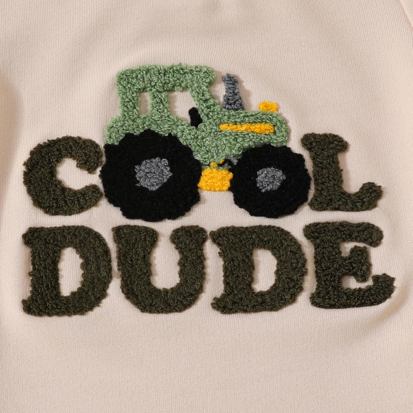Toddler Baby Boy Summer Clothes Embroidered Farm Tractor Shirt and Short Set 2-Piece Outfits for Boys