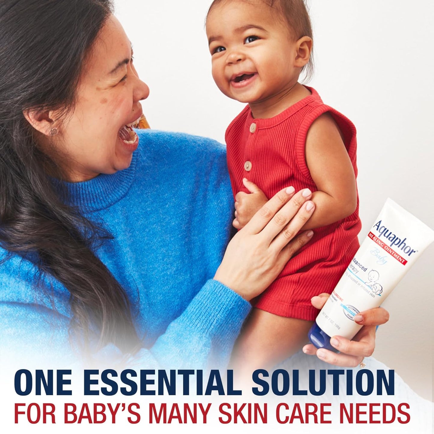 Aquaphor Baby Skincare Essentials Gift Set with Baby Wash and Shampoo, Healing Ointment, and Diaper Rash Cream, Baby Gifts for New Moms, 3 Pieces