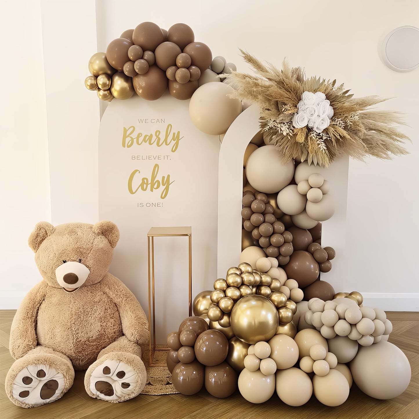 Dusty Blue Sage Green Balloon Arch Kit Slate Fog Blue Pastel Green White Sand Beige Gold Balloons Garland for Jungle Safari Birthday Baby Shower Wedding Party Decorations