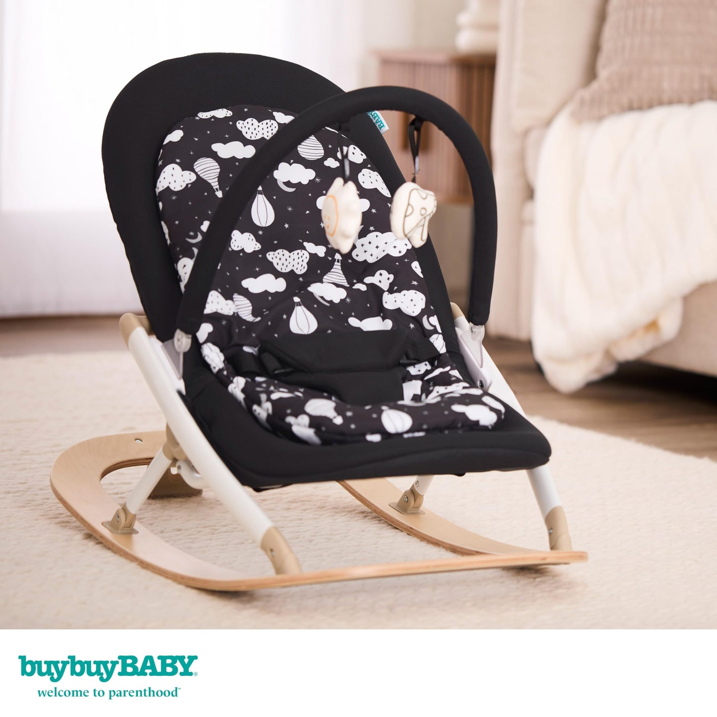 BuyBuy Baby by Evolur SleekSway Portable Rocker in Mint White