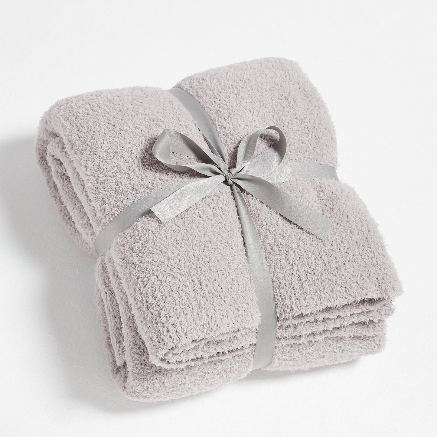 CYMULA Kids Blanket for Boys Girls 30x40 inches, Soft Cozy Fuzzy Swaddle Throw Blanket for Crib Stroller, White