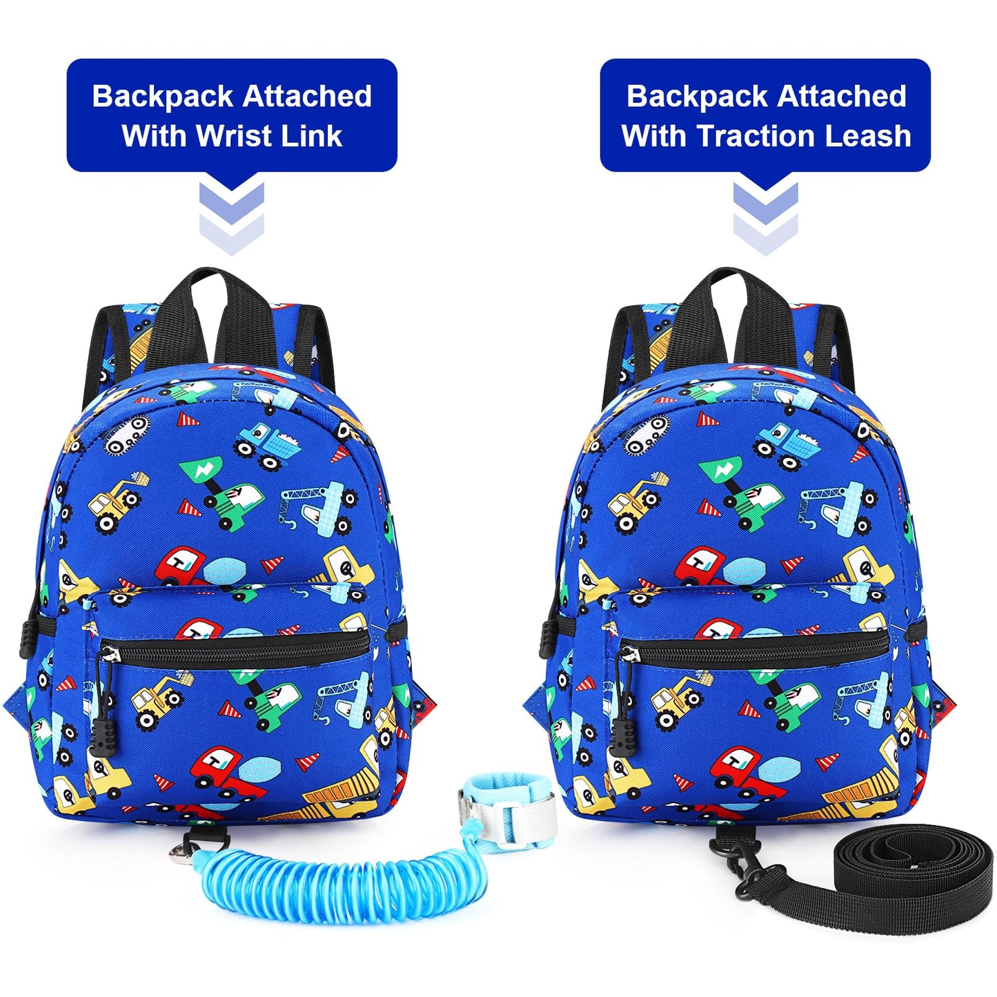 Accmor Toddler Backpack Leash, Cute Unicorn Baby Backpacks with Anti Lost Wrist Link, Mini Kids Backpack Leash Walking Harness for Outdoor Travel, Adorable Backpack Tether for Boys Girls 1-3 (Purple)