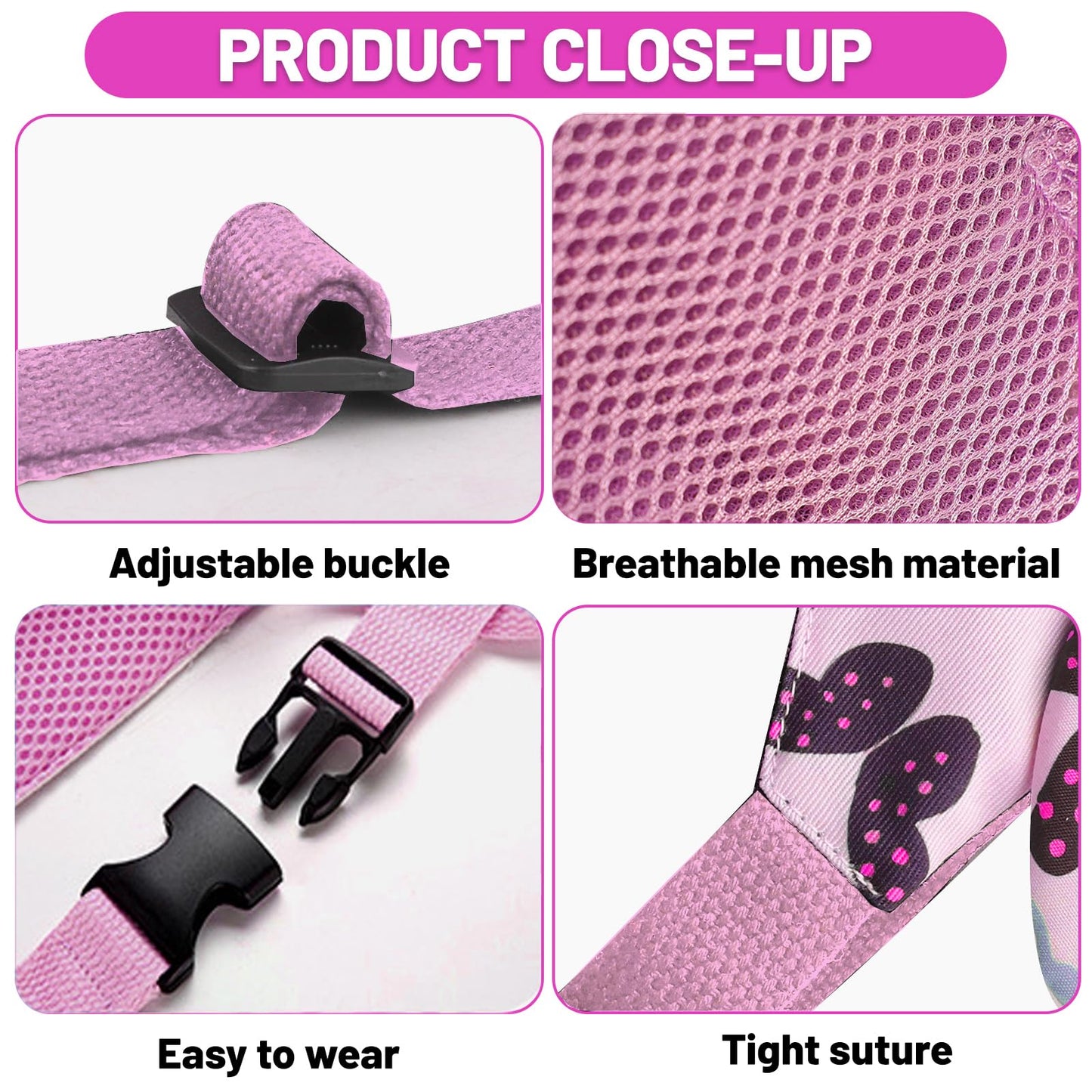 Toddler Harness with Anti Lost Wrist Link - Baby Safety Leash for Kids for Travel for Crowded Parks, Airports