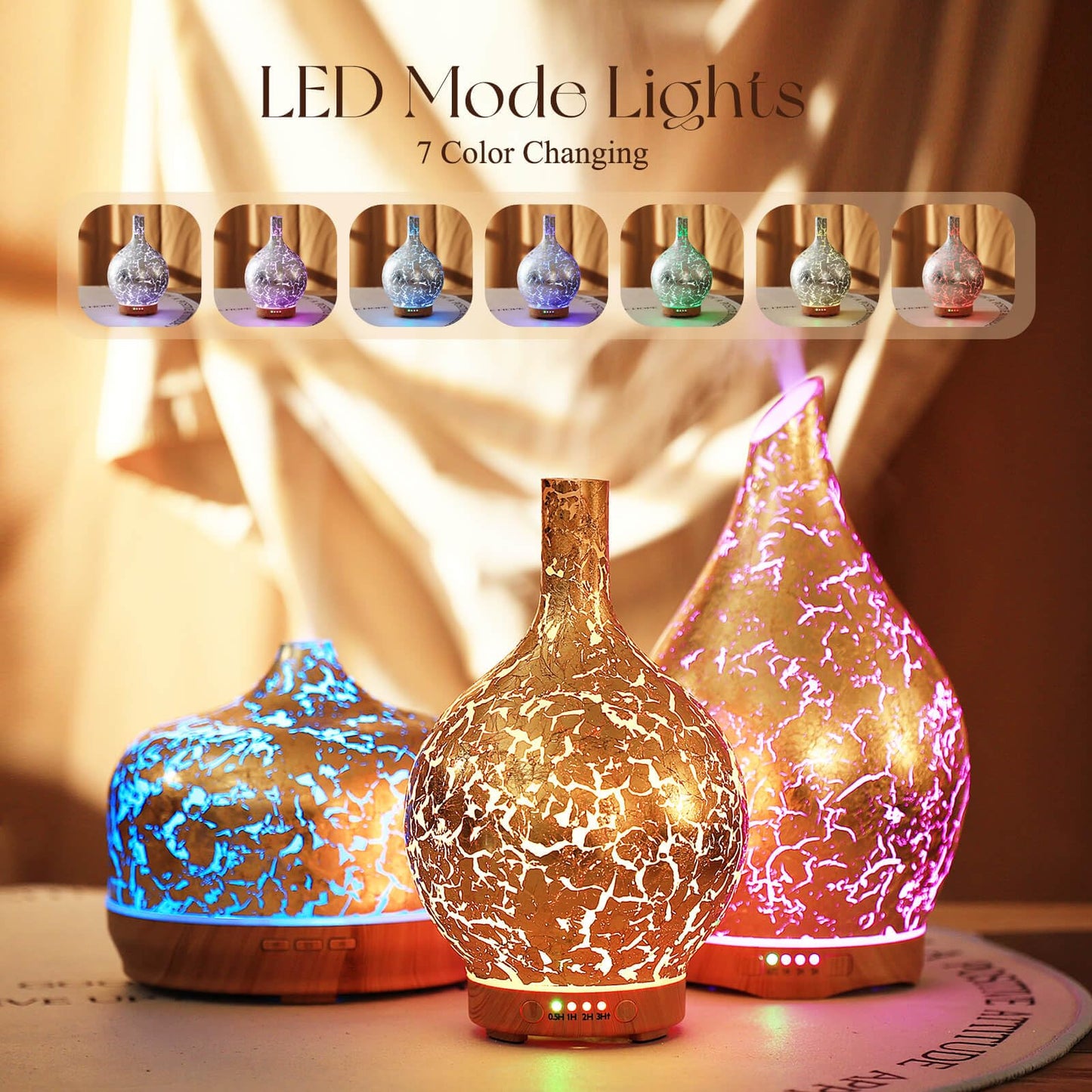 Porseme 3D Essential Oil Diffuser Cool Mist Humidifier Ultrasonic Aromatherapy Diffuser,150ml Last 6h,Auto Shut-Off,Air Refresh,Decoration for Home,Office,Yoga,Baby,Sleep