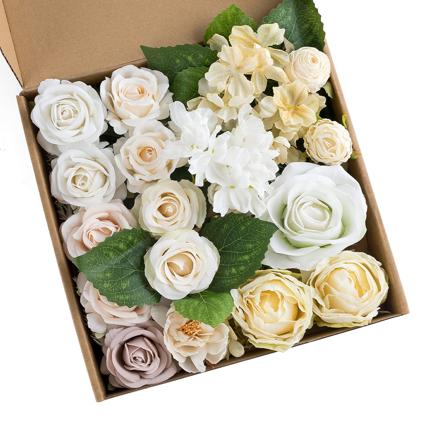 Artificial Flowers Combo for DIY Wedding Bouquets Combo Centerpieces Arrangements Party Bridal Baby Shower Home Decorations-Blush Pink