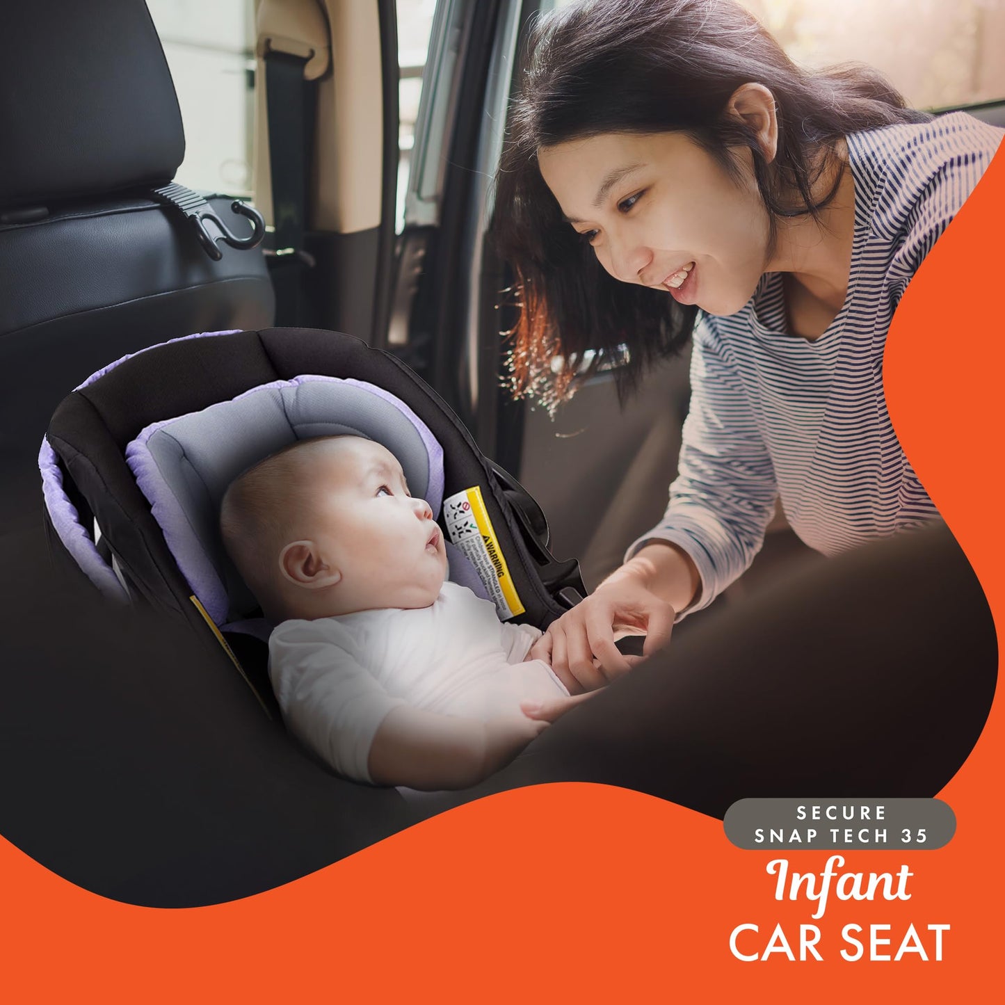 Baby Trend Secure-Lift Infant Car Seat, Dash Black