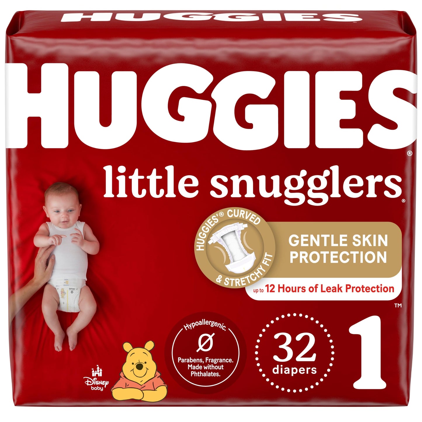 Huggies Newborn Diapers, Little Snugglers Baby Diapers, Size Newborn (up to 10 lbs), 31 Count