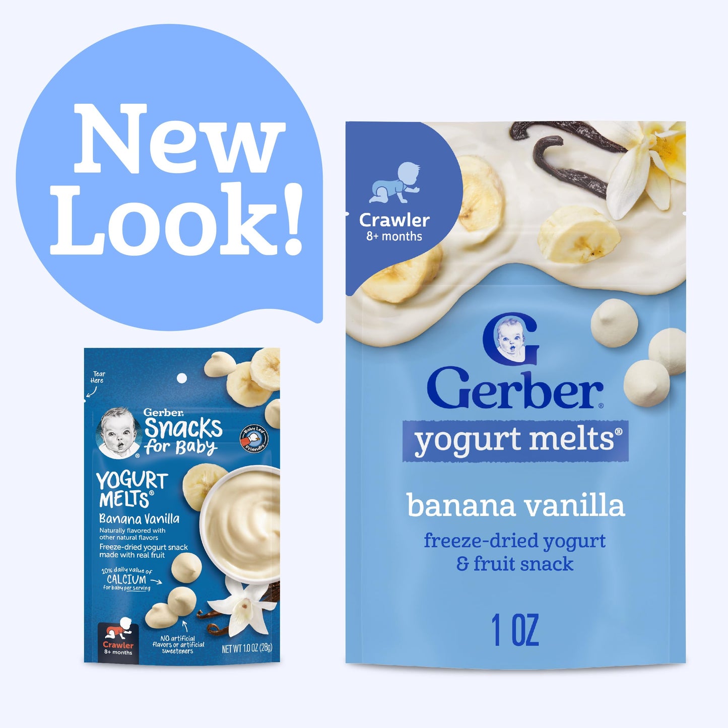 Gerber Baby Snacks Yogurt Melts, Strawberry, 1 Ounce (Pack of 7)