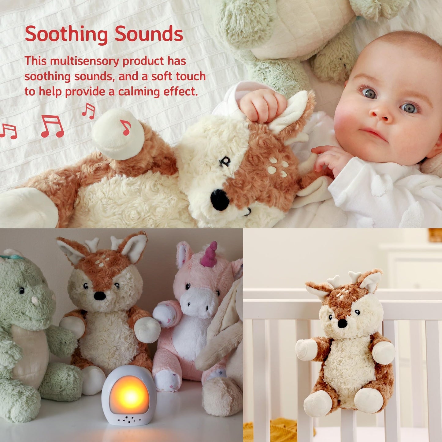 Cloud b Sound Machine with White Noise Soothing Sounds | Cuddly Stuffed Animal & Nomadic Nightlight | Record Parent Voice | Adjustable Settings & Auto-Shutoff | LoveLight™ Buddies - Drake The Dragon™
