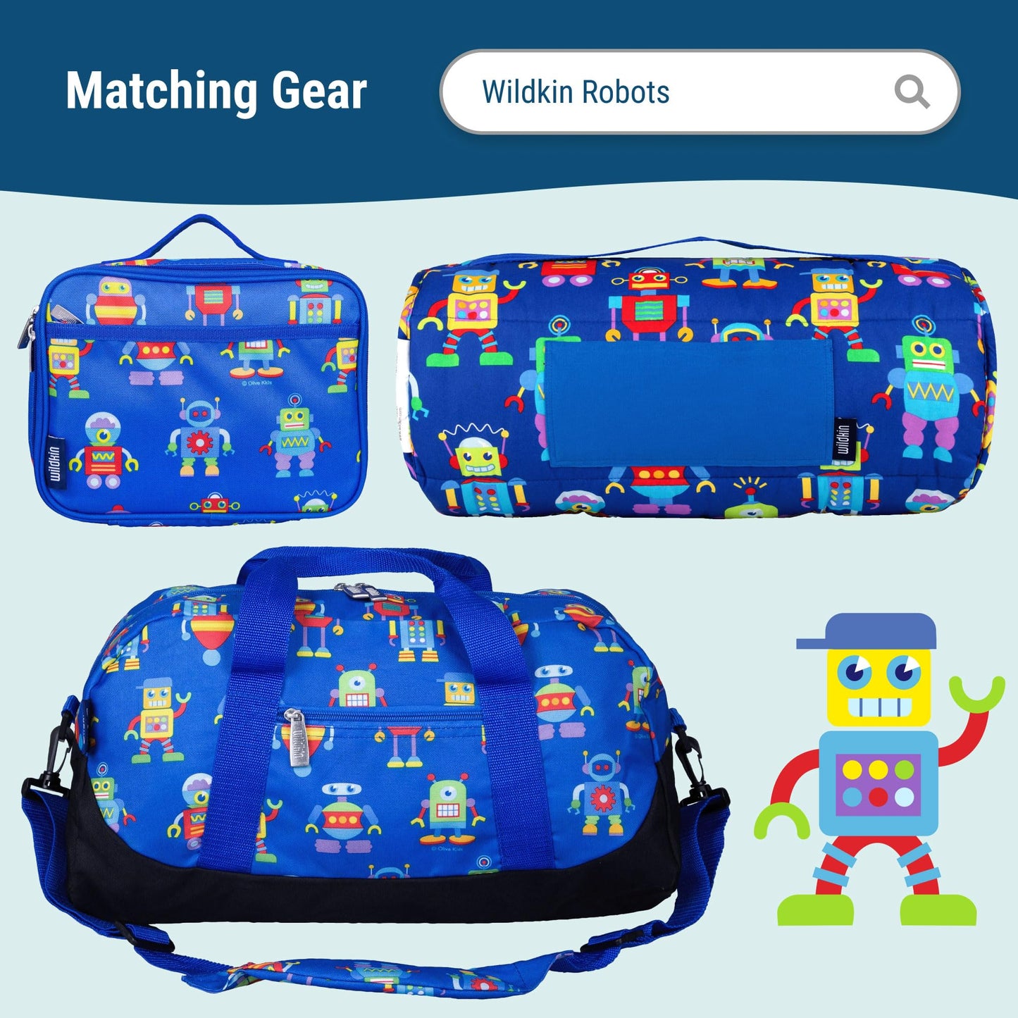 Wildkin 12-inch Kids Backpack – Padded, Adjustable, Ideal for Daycare & Travel - Trains, Planes, and Trucks