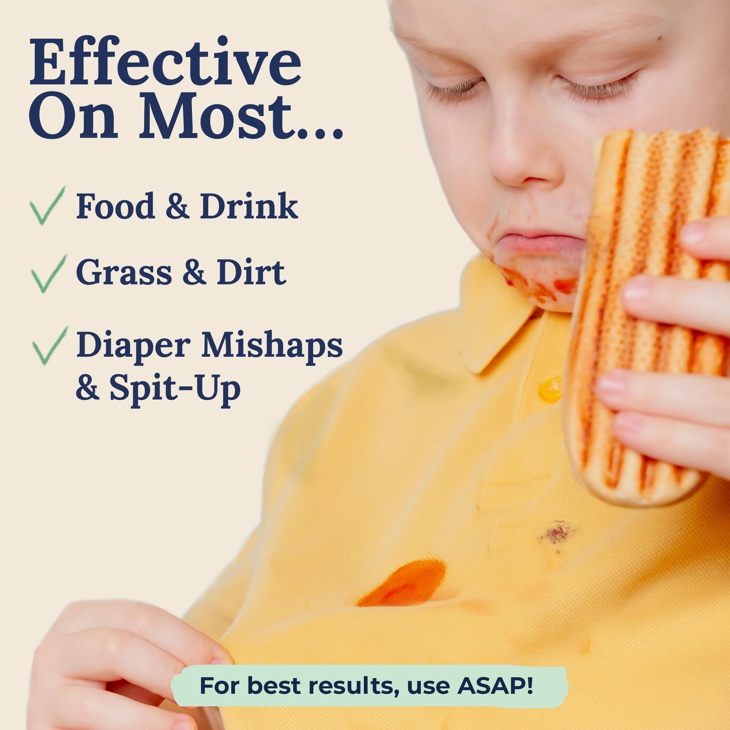 Miss Mouth's Messy Eater Stain Treater Spray - 4oz 2 Pack Stain Remover - Newborn & Baby Essentials - No Dry Cleaning Food, Grease, Coffee Off Laundry, Underwear, Fabric