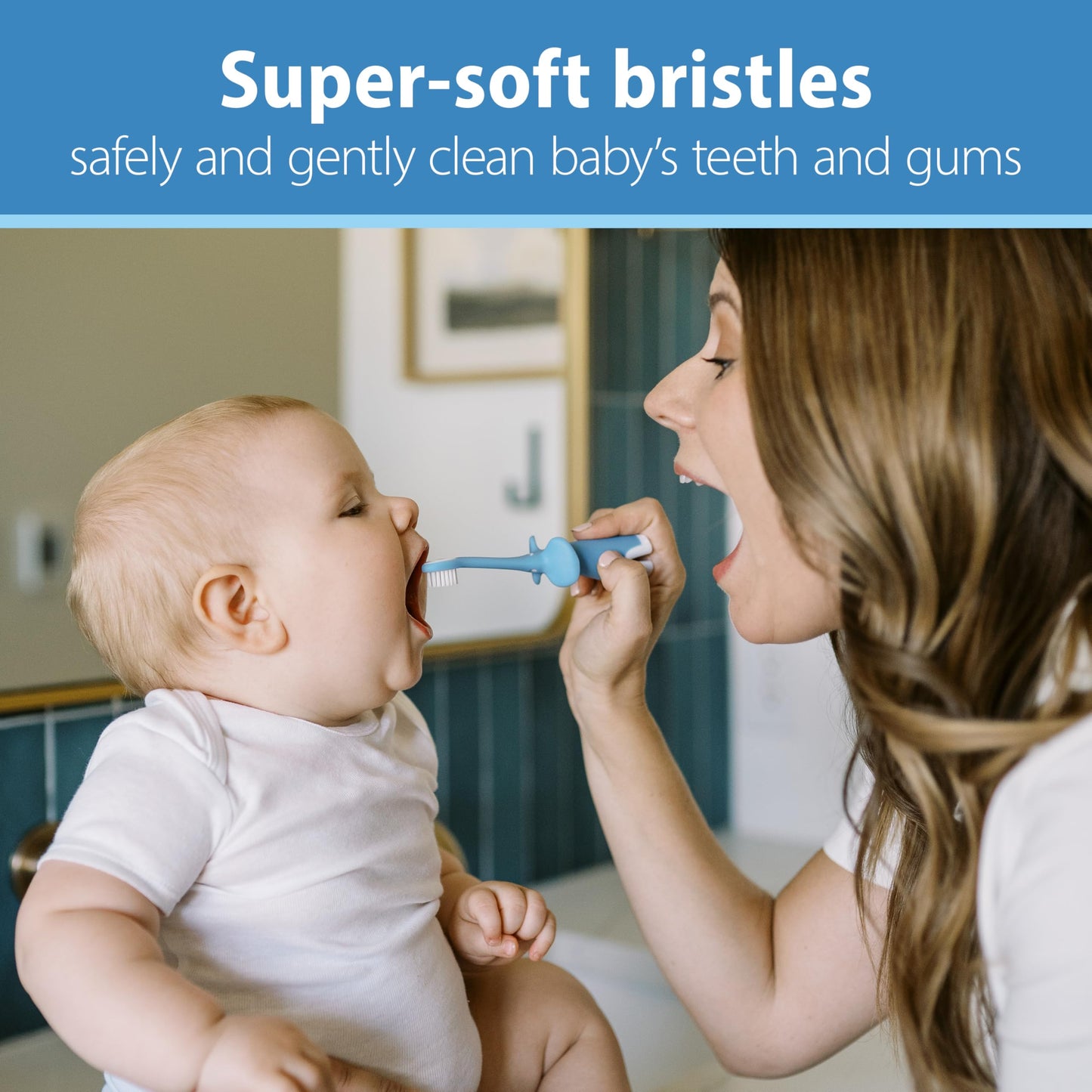 Dr. Brown's Infant-to-Toddler Training Toothbrush, Soft for Baby's First Teeth, Pink Elephant, 0-3 Years (Colors/Styles May Vary)