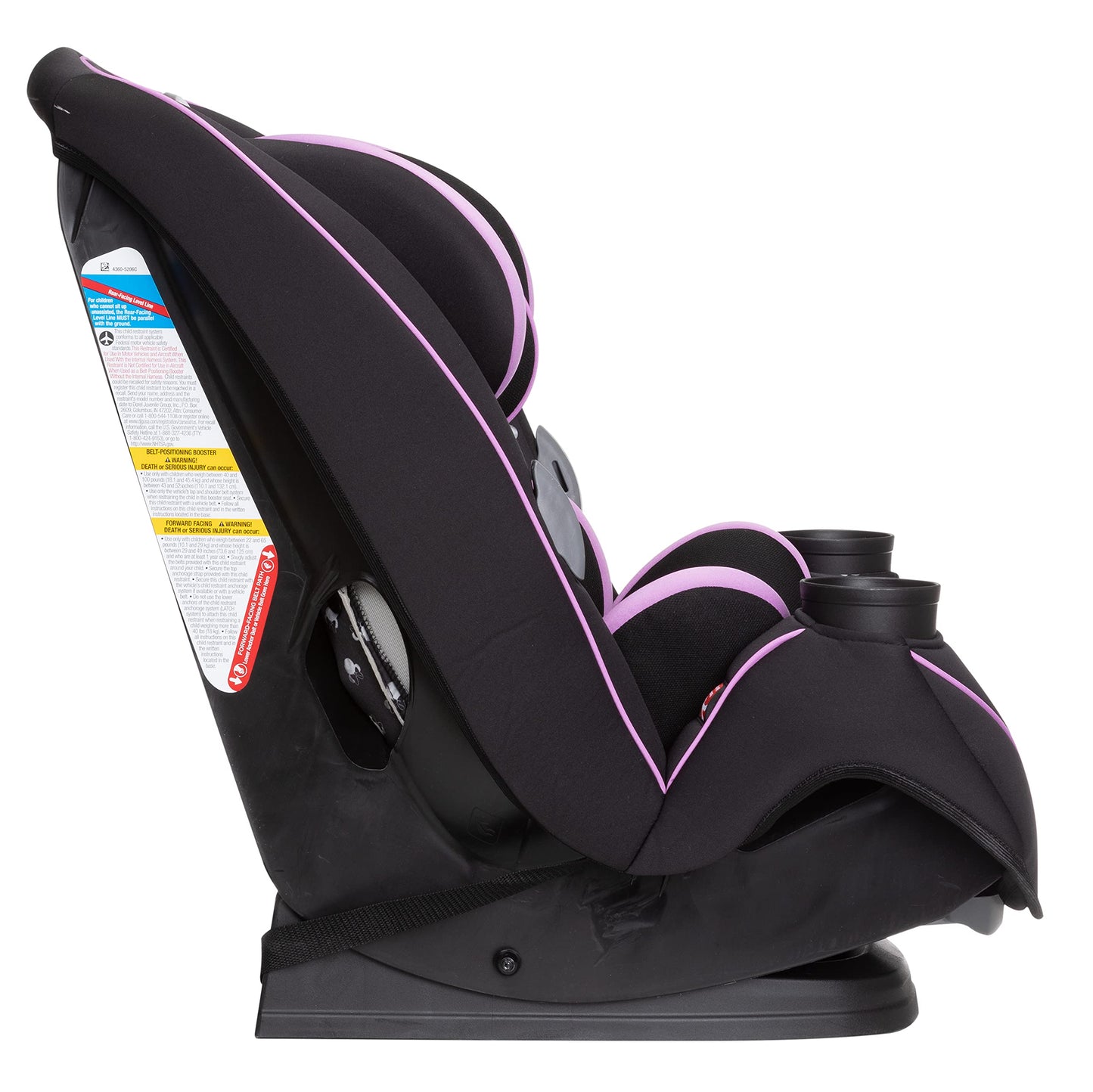 Disney Convertible Car Seat, Rear Facing 5-40 pounds, Forward Facing 30-65 pounds, Booster 40-100 lbs, Convert From Infant to Toddler, Simply Mickey