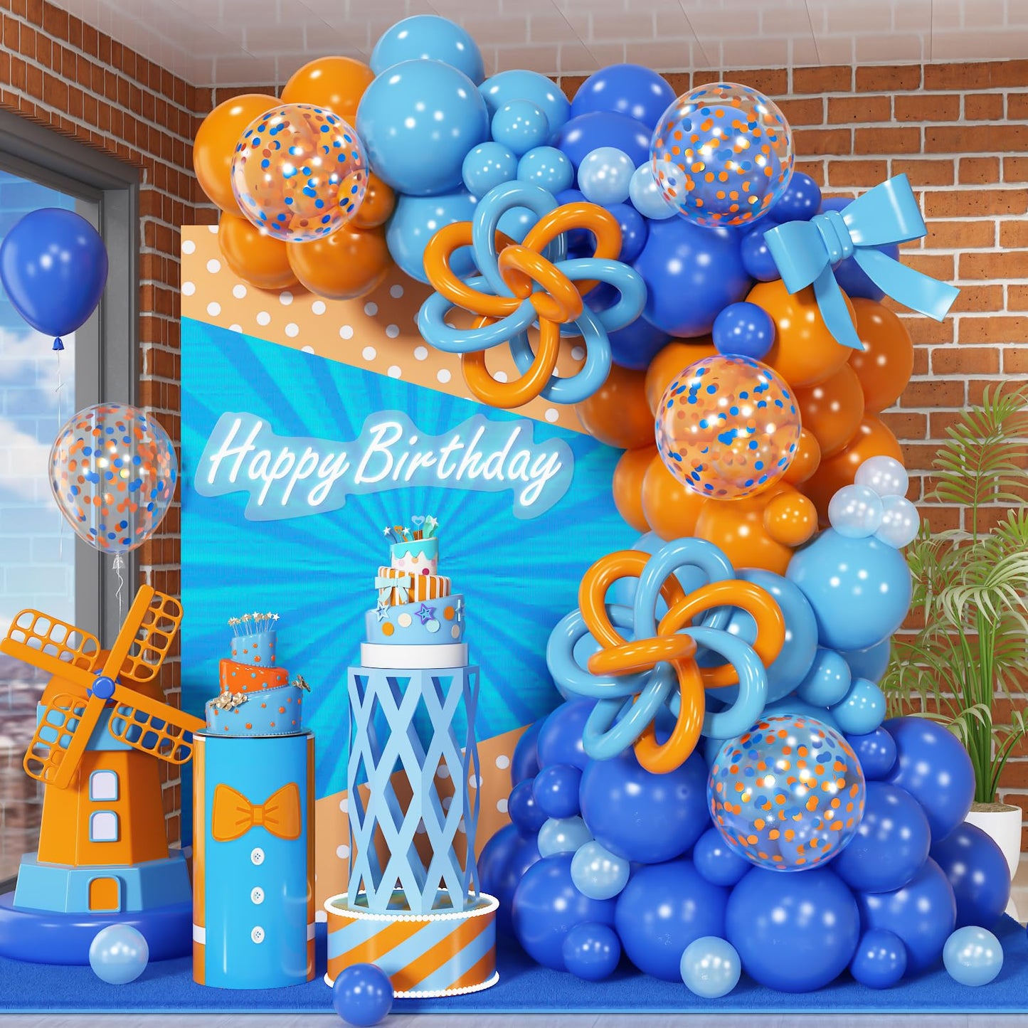 Dusty Blue Sage Green Balloon Arch Kit Slate Fog Blue Pastel Green White Sand Beige Gold Balloons Garland for Jungle Safari Birthday Baby Shower Wedding Party Decorations