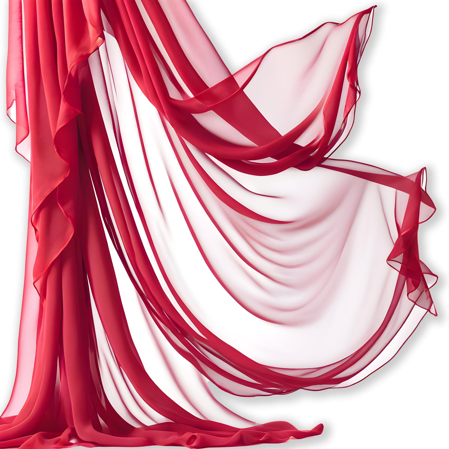 Barcelonetta | Chiffon Fabric | Decoration, Drapery Fabric | Wedding, Gender Reveal, Baby Shower, Birthday | for Arbor, Arch, Canopy, Table and Chair Decoration (Dusty Rose, 10 Yards)