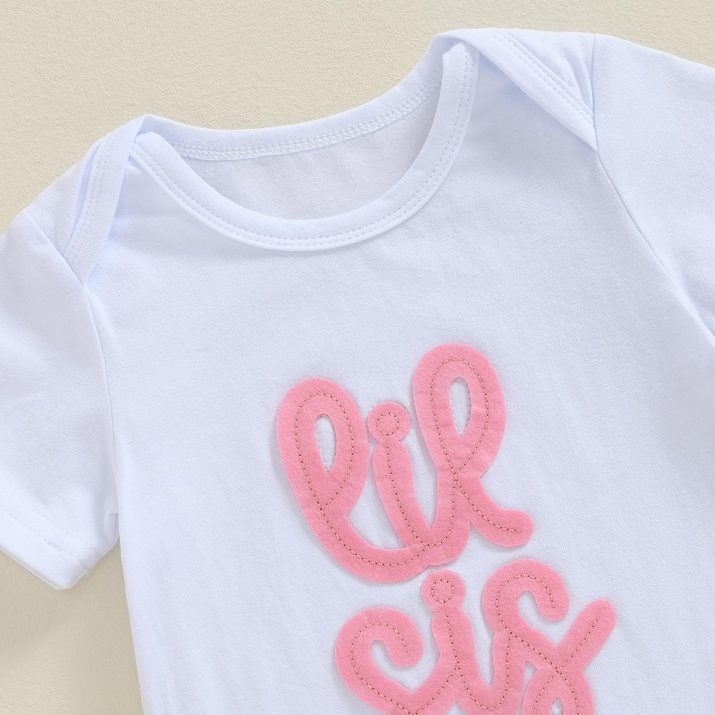 Toddler Baby Boy Summer Clothes Letter Short Sleeve T Shirt/Romper Casual Shorts Set Brother Matching Outfits