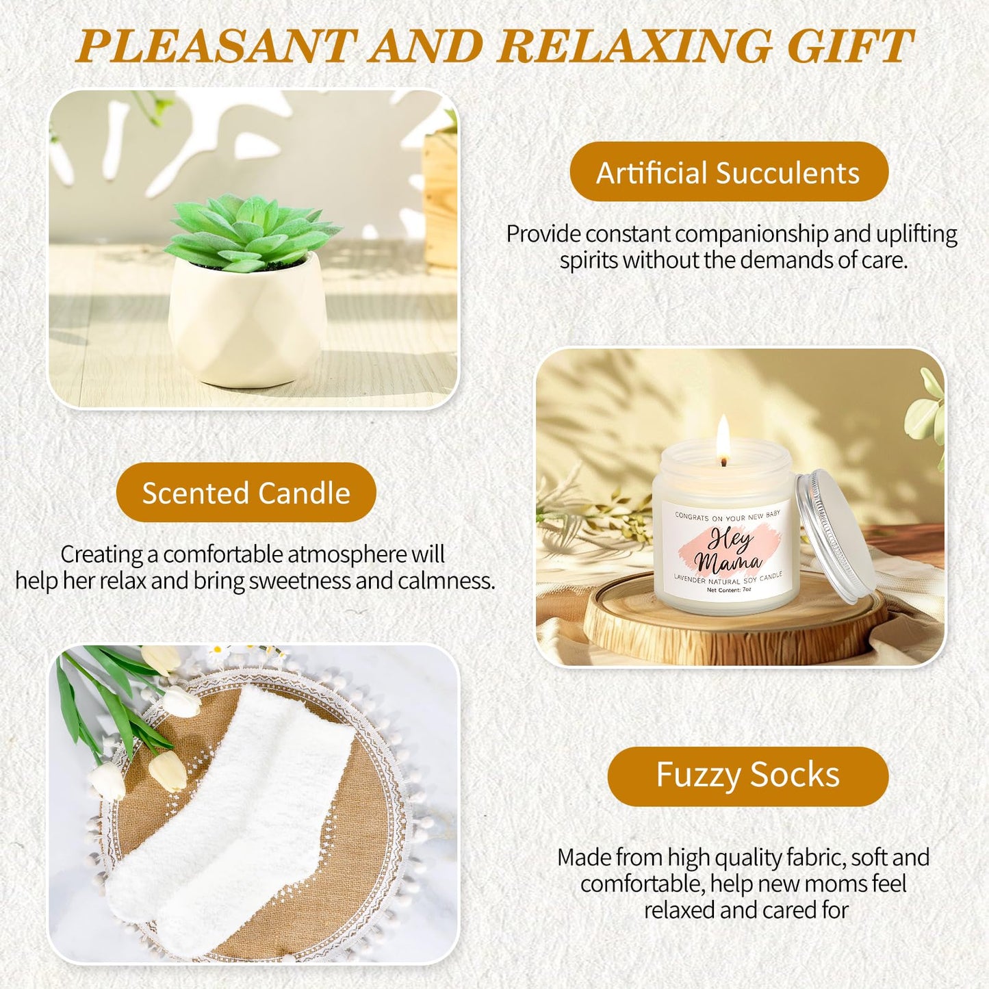 New Mom Gifts & Baby Girl Gifts, New Mom Care Package After Baby, Pregnancy Gifts for Expecting Mom to Be, Postpartum Gifts for Mom, First Time Pregnancy Birthday Christmas Gifts
