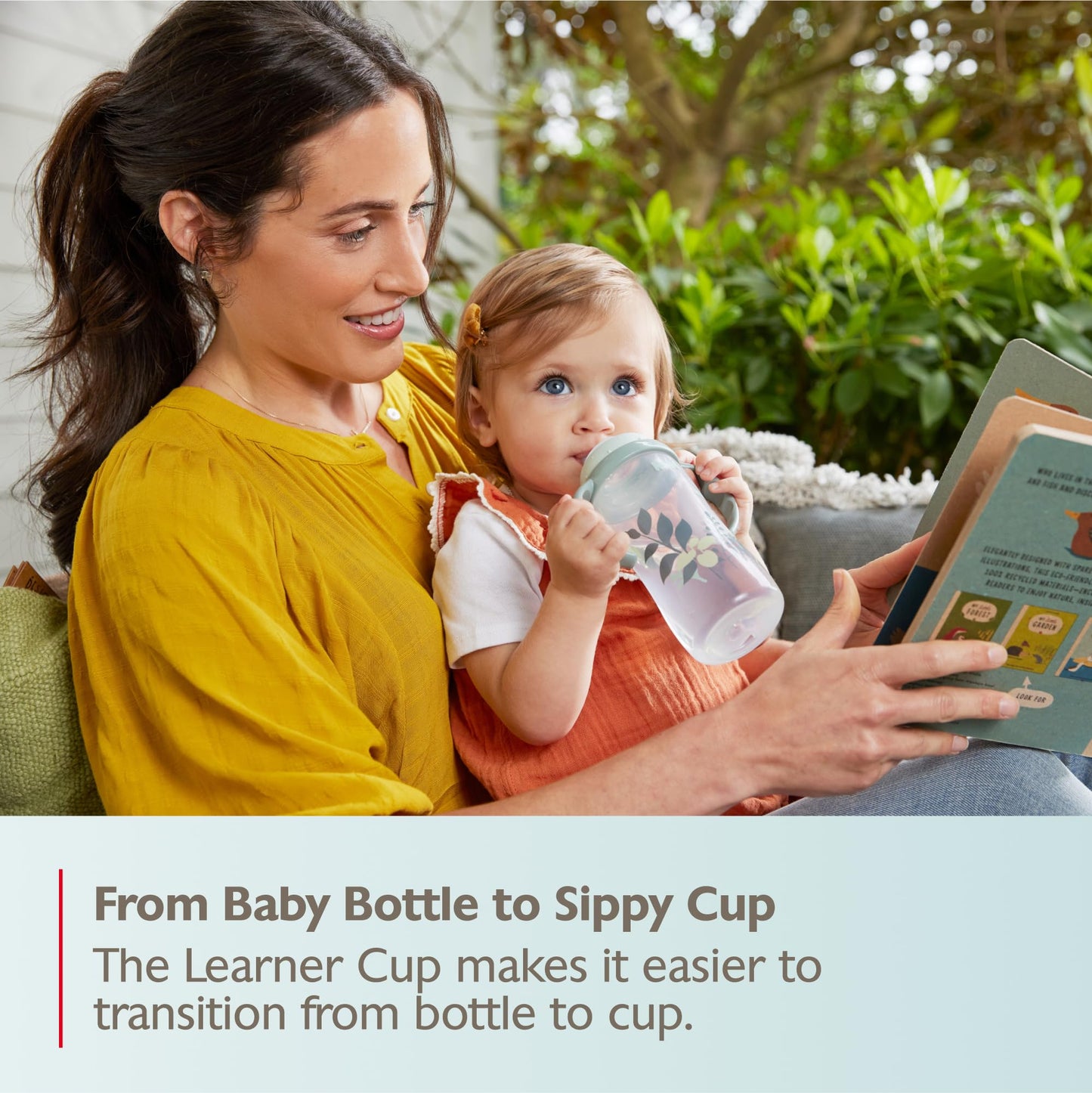 NUK Learner Cup, 10 oz, 8+ Months, 2 Count – BPA Free, Spill Proof Sippy Cup