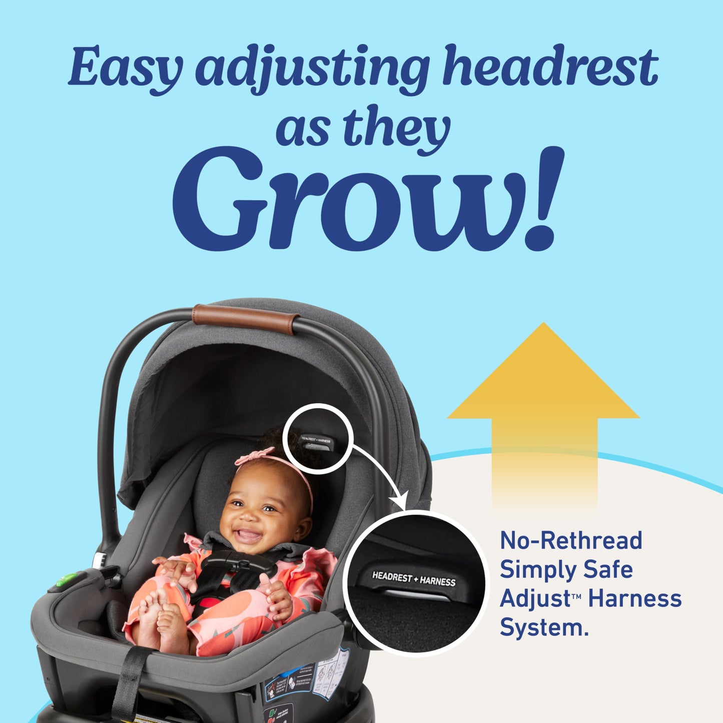 Graco Gomax Infant Car Seat, Orchid Haze, Lightweight, Reclining Rear Facing Car Seat Installs Without a Base
