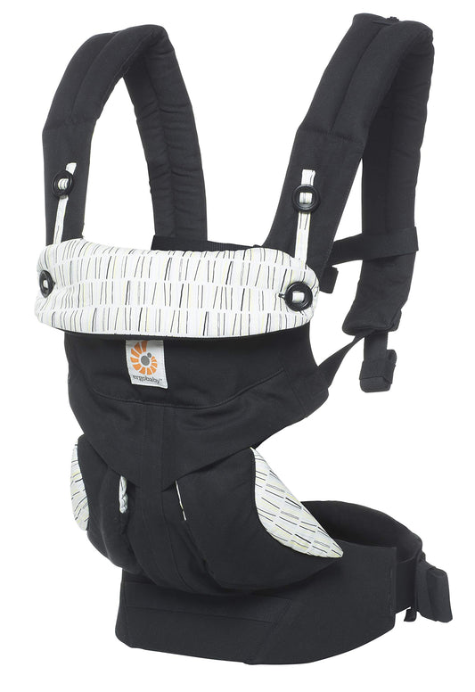 Ergobaby Carrier, 360 All Carry Positions Baby Carrier, Limited Edition Keith Haring, Black