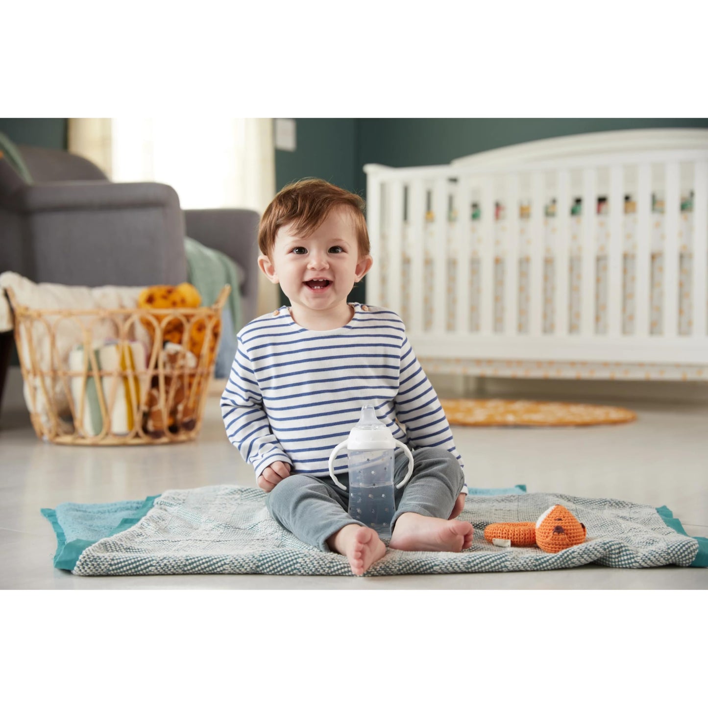 NUK Learner Cup, 10 oz, 8+ Months, 2 Count – BPA Free, Spill Proof Sippy Cup