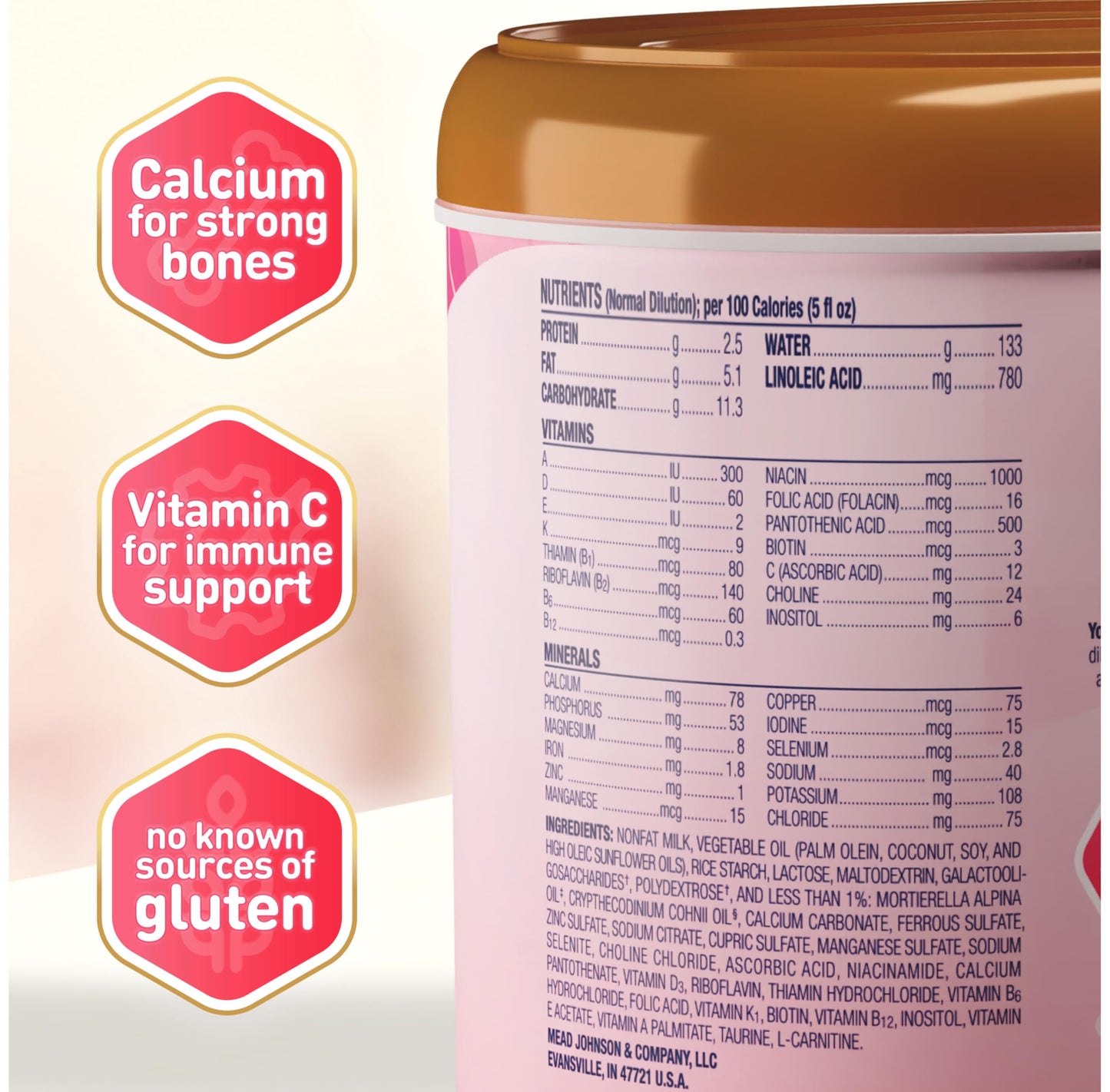 Enfamil A.R. Baby Formula, Added Rice Starch Formula to Reduce Reflux & Spit-Up, DHA for Brain Development, Probiotics to Support Digestive & Immune Health, Baby Milk, 19.5 Oz