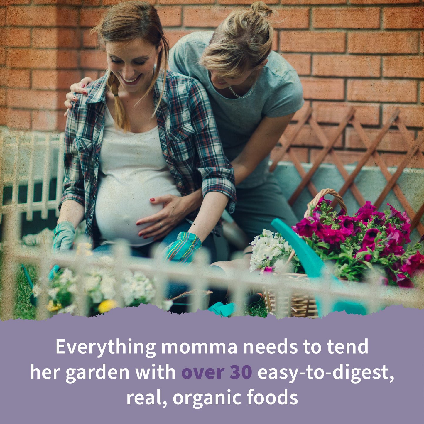 Garden of Life Organics Prenatal Vitamins - 30 Tablets, Prenatal Once Daily Whole Food Vitamins for Women with Folate not Folic Acid, Vitamin D3, Iron, Vegan One a Day Prenatal Multivitamin
