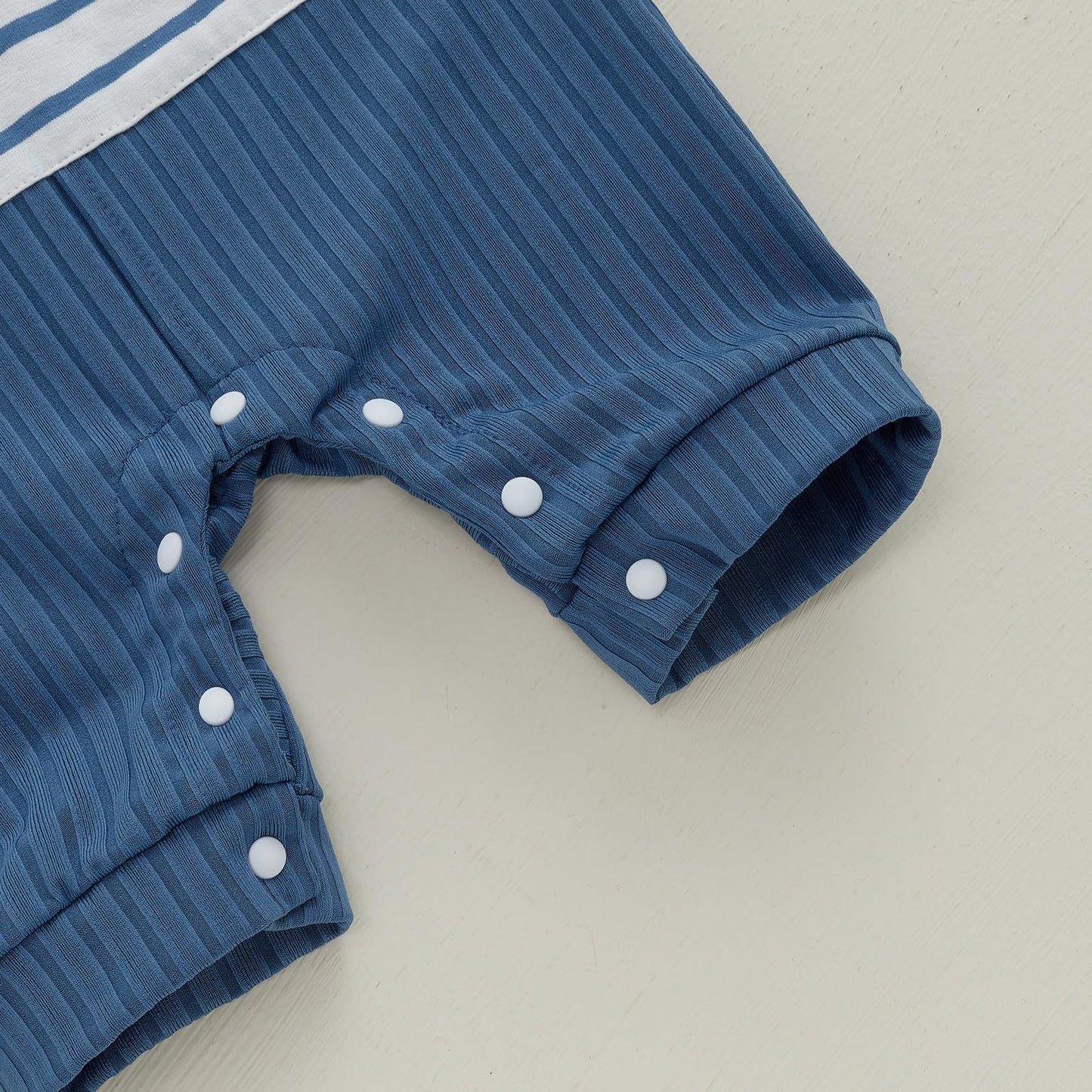 Newborn Baby Boy Summer Clothes Stripe Short Sleeve Romper Suspender Pants Hat 3Pcs Set Cute Coming Home Outfit