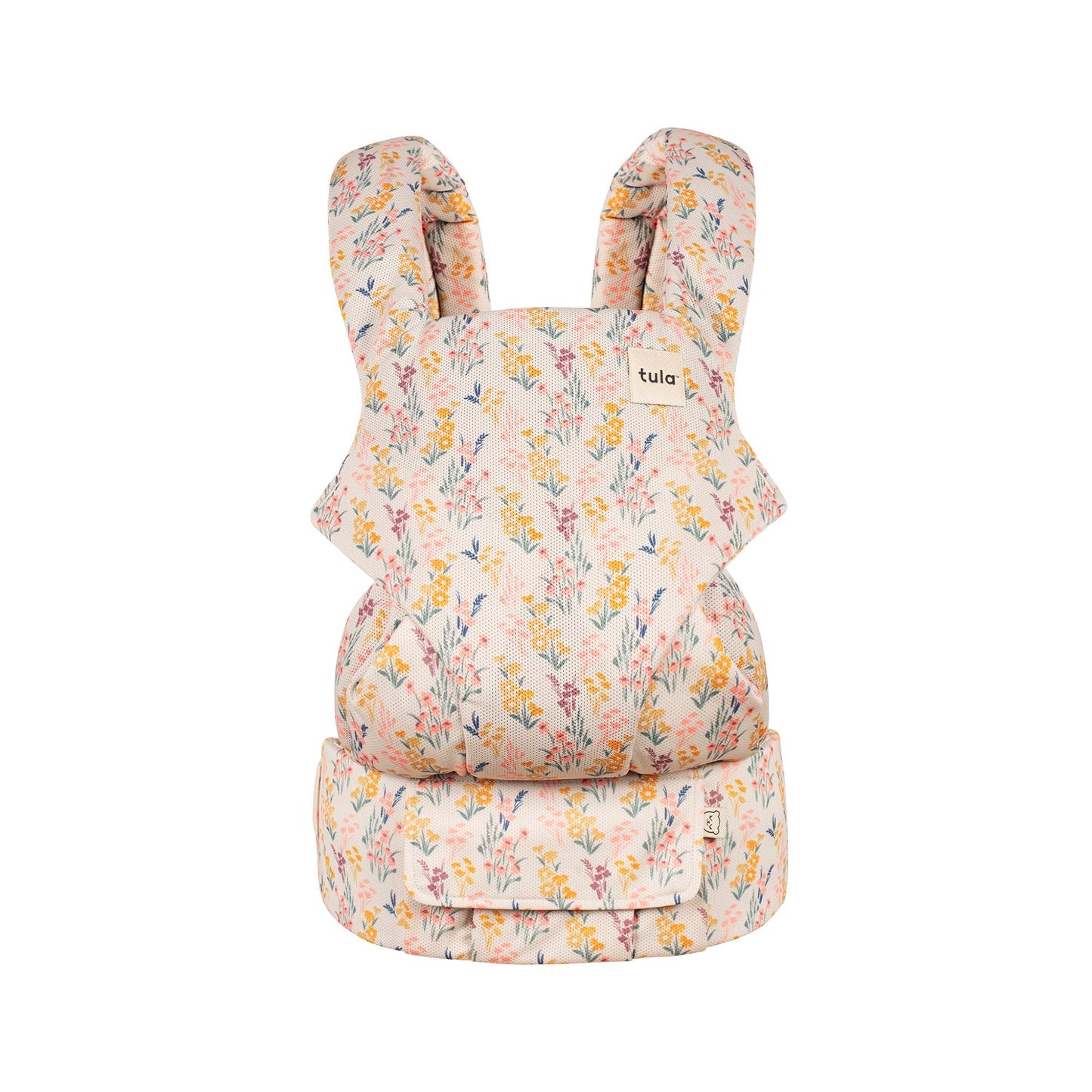 Baby Tula Explore Linen Baby Carrier 7 – 45 lb, Adjustable Newborn to Toddler Carrier, Multiple Ergonomic Positions Front and Back, Breathable and [Natural – Explore + Linen, Ash