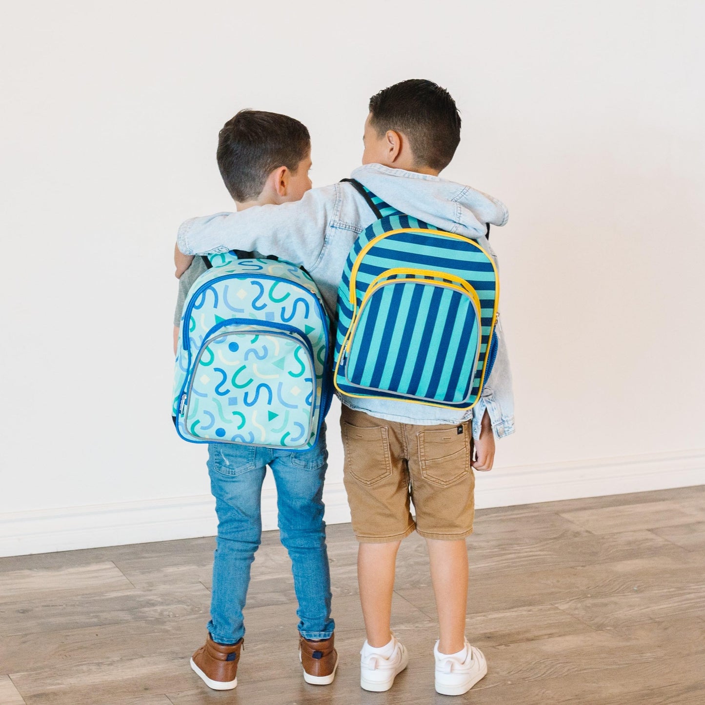 Wildkin 12-inch Kids Backpack – Padded, Adjustable, Ideal for Daycare & Travel - Trains, Planes, and Trucks
