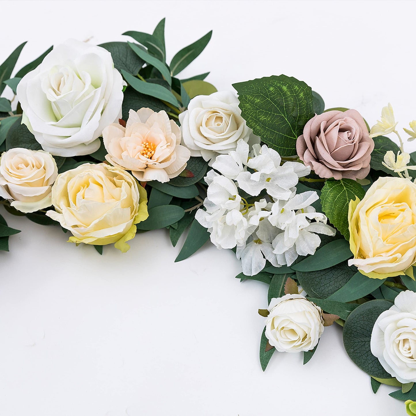 Artificial Flowers Combo for DIY Wedding Bouquets Combo Centerpieces Arrangements Party Bridal Baby Shower Home Decorations-Blush Pink