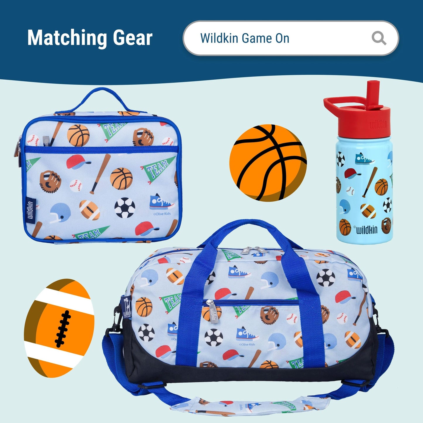 Wildkin 12-inch Kids Backpack – Padded, Adjustable, Ideal for Daycare & Travel - Trains, Planes, and Trucks